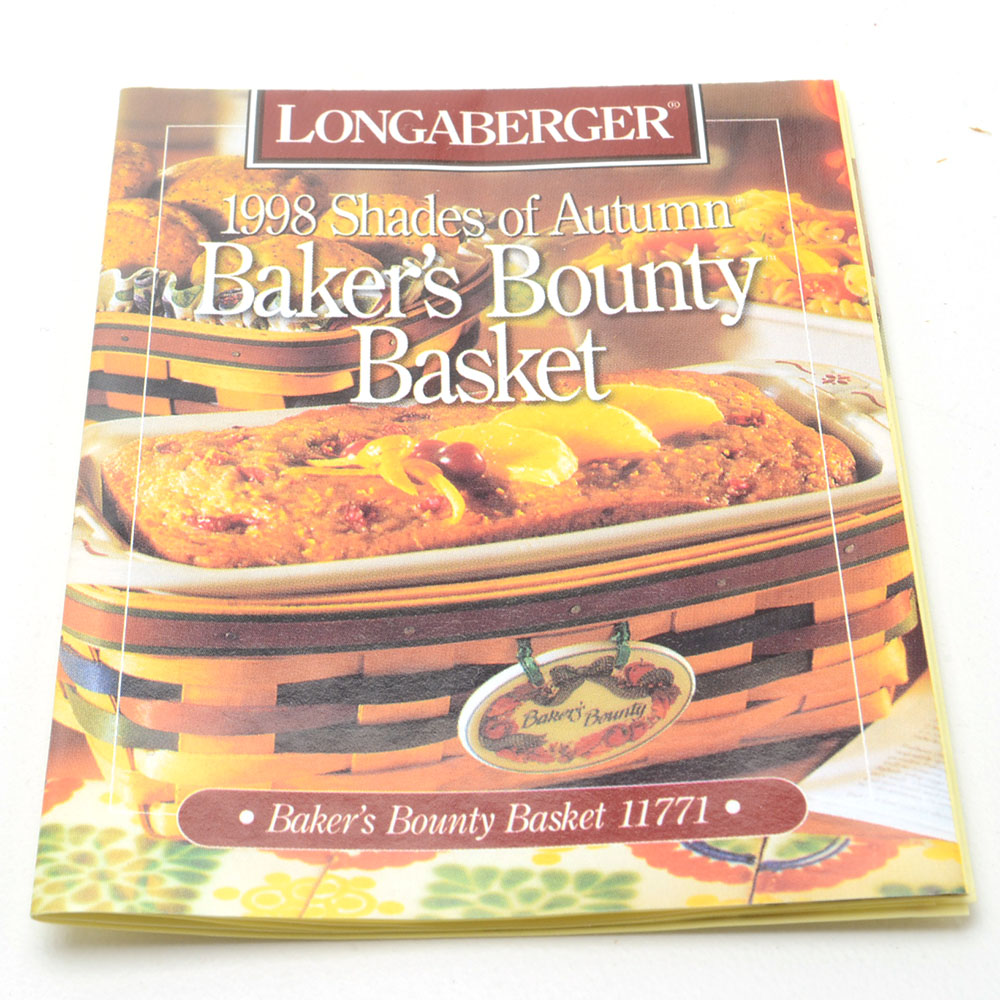 Longaberger "Baker's Bounty" Basket EBTH