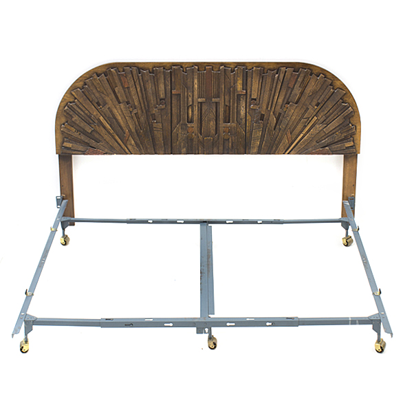 Lane Brutalist King Size Headboard : EBTH