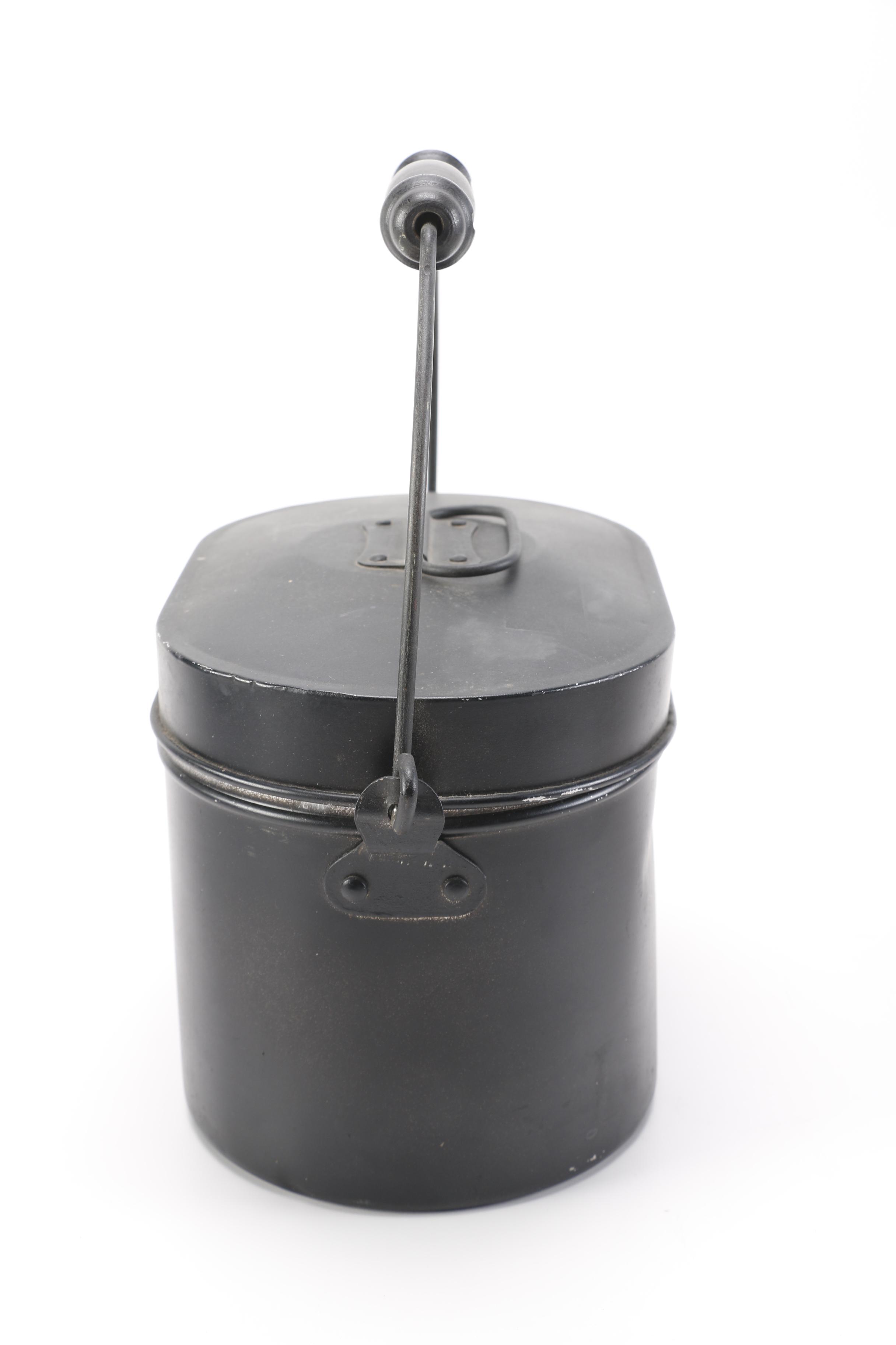 Vintage Coal Miners Lunch Pail and Swedish Copper Bucket EBTH