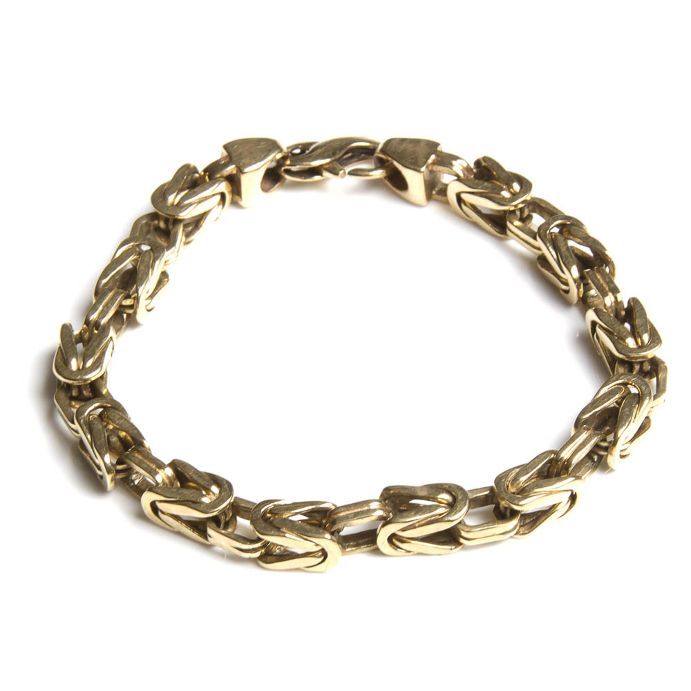 14K Gold Chain Bracelet EBTH