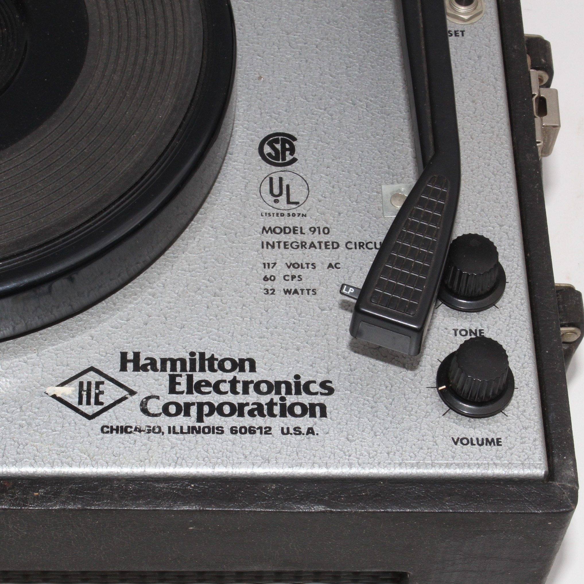 Vintage Hamilton Electronics Portable Record Player EBTH