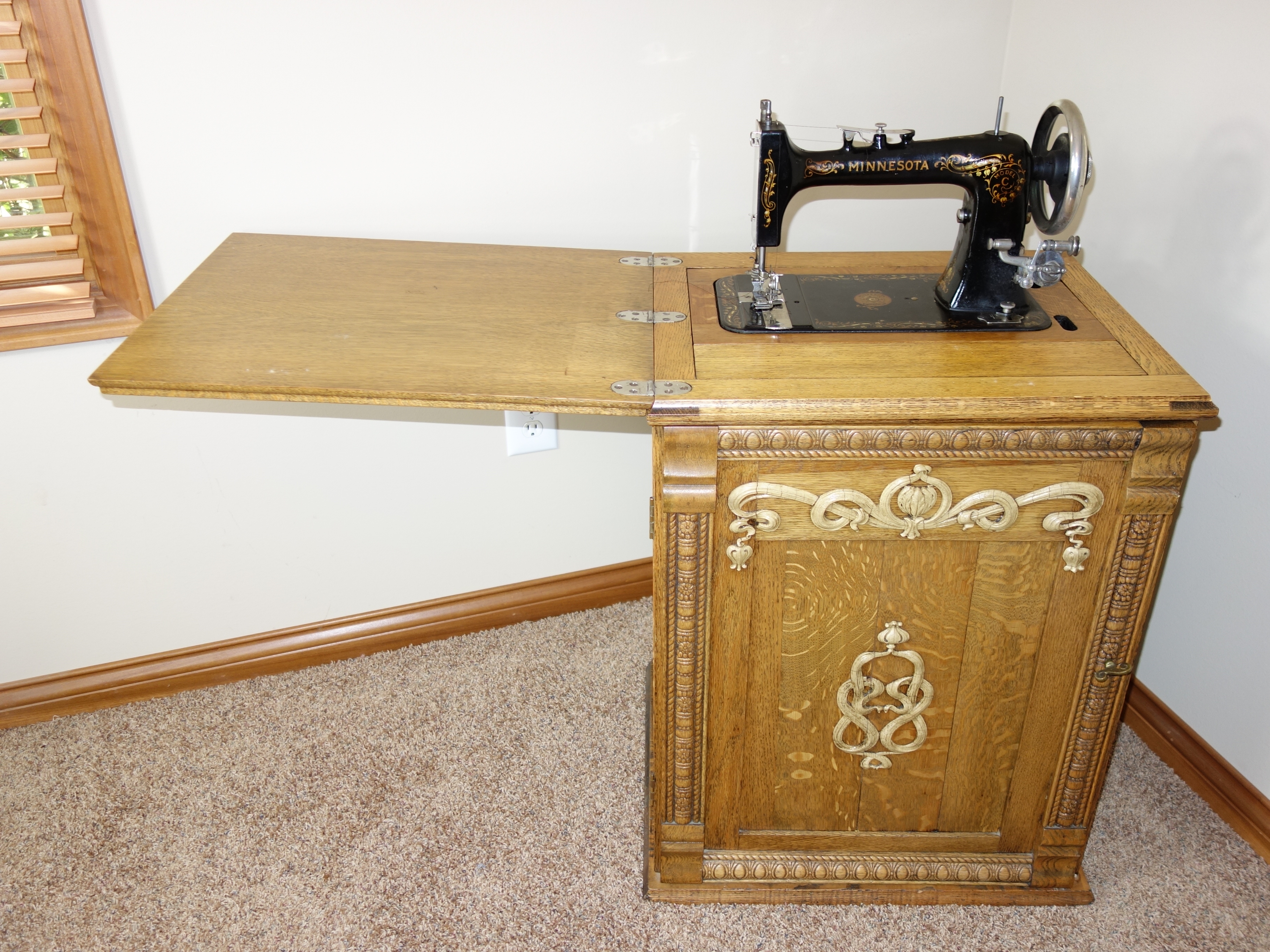 1908 Sears "Minnesota" Model C Sewing Machine EBTH