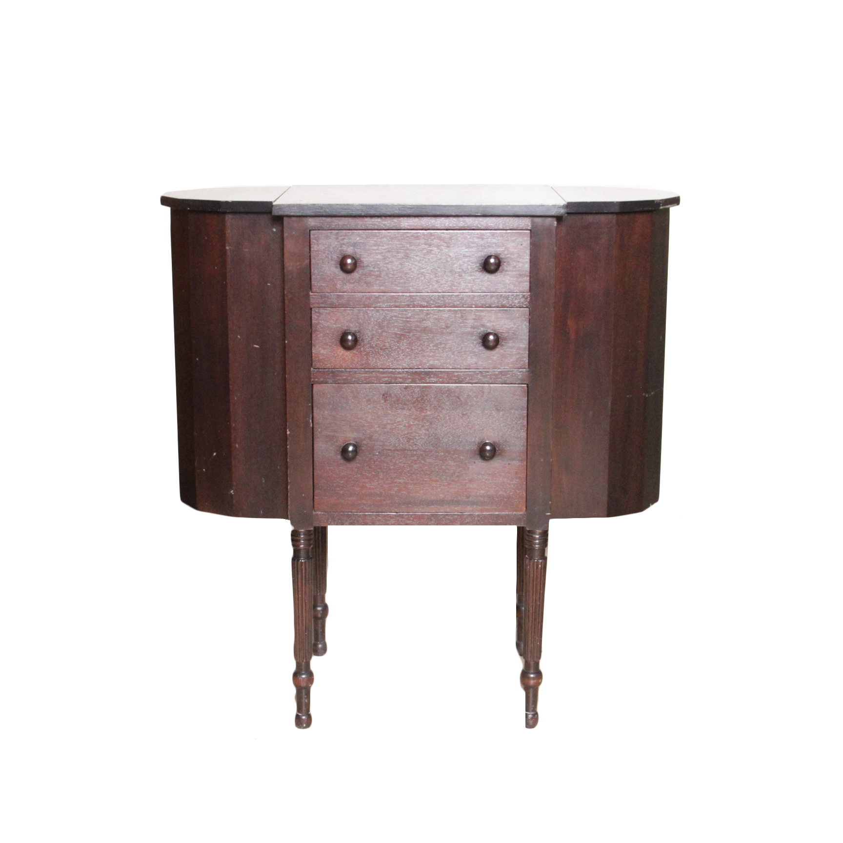 Martha Washington Style Mahogany Sewing Table By Imperial Table