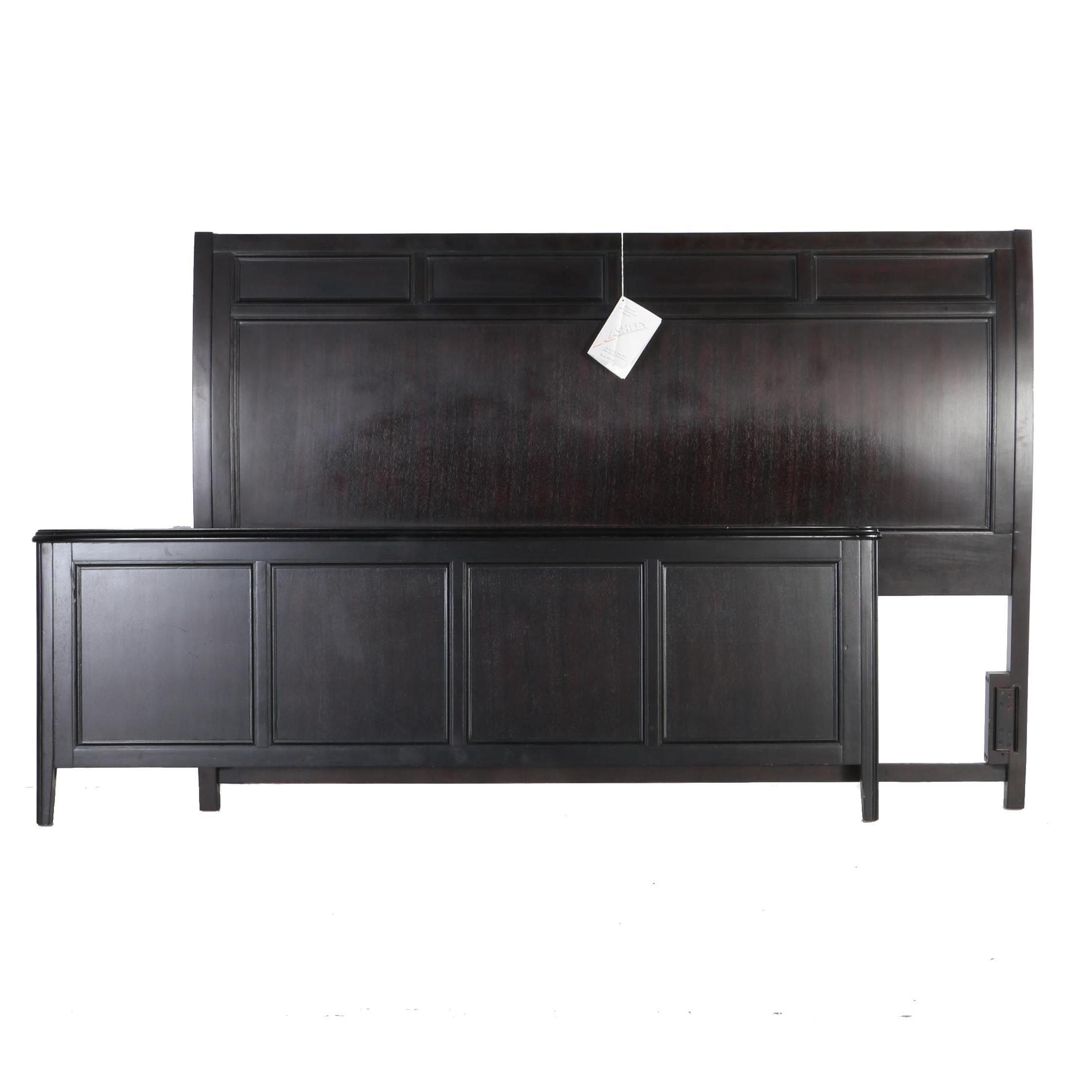 King Size Headboard and Footboard by Ashley Furniture EBTH