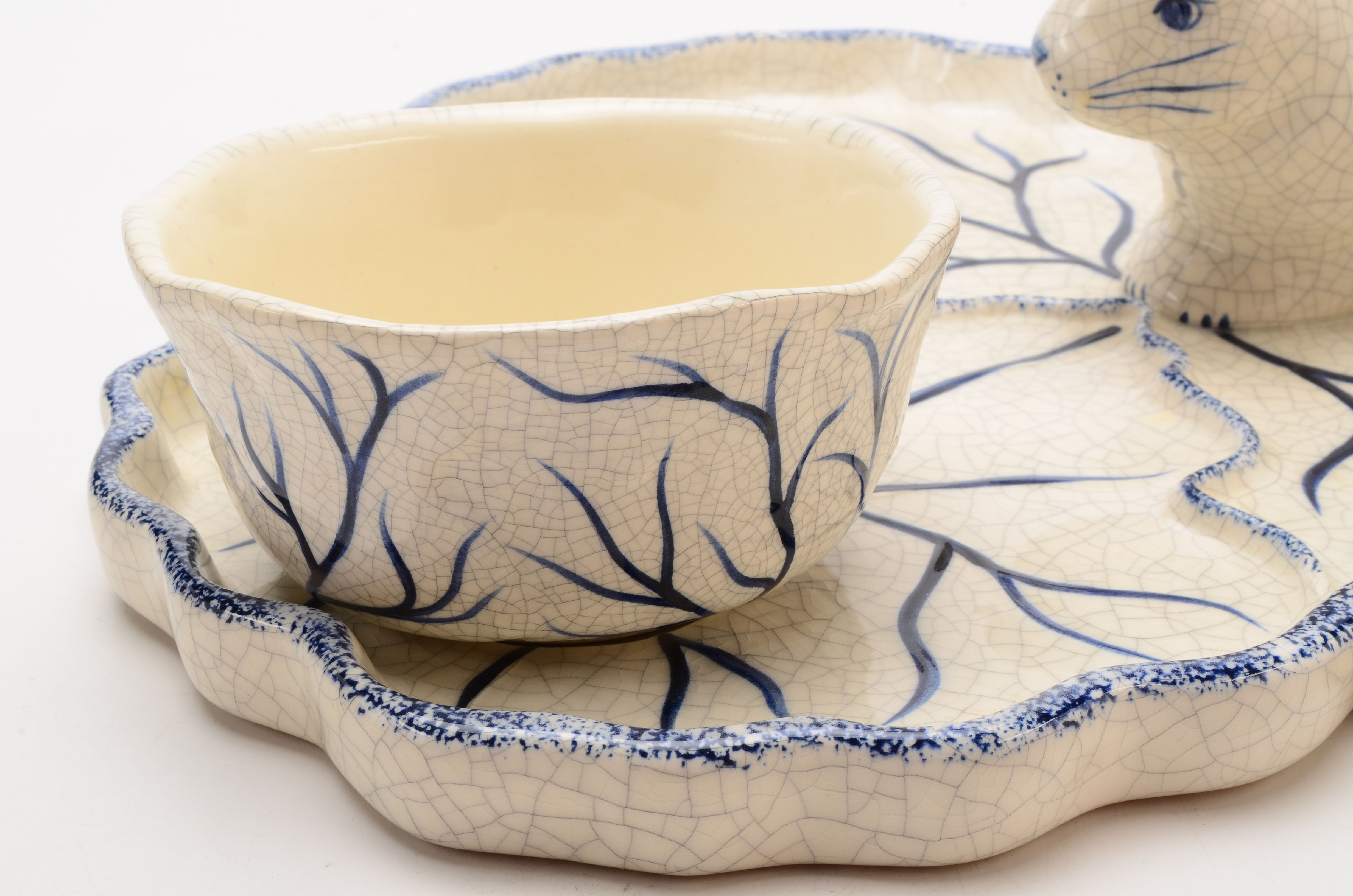 authentic dedham pottery reproductions pieces ebth