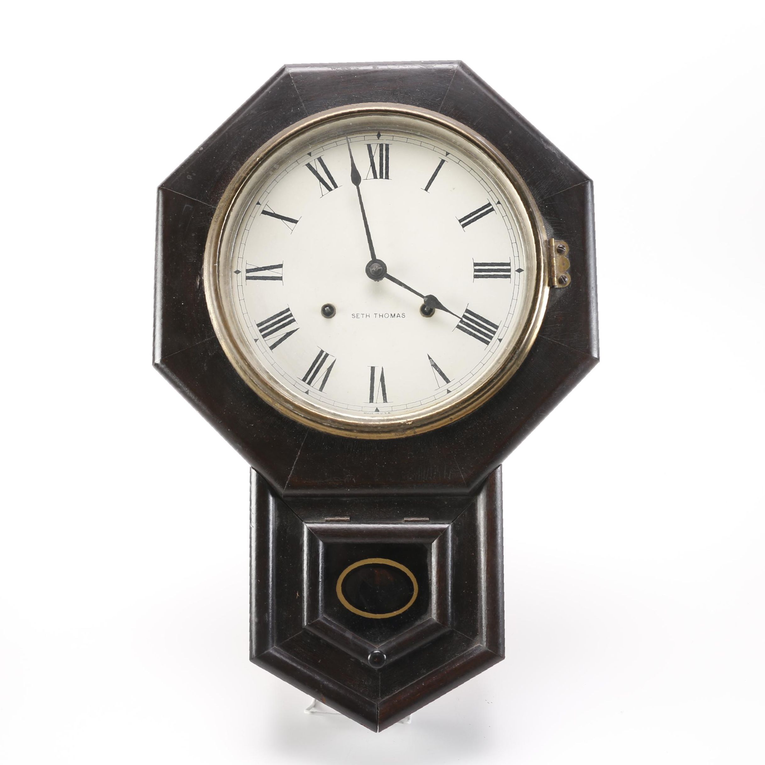 Seth Thomas School House Wall Clock EBTH