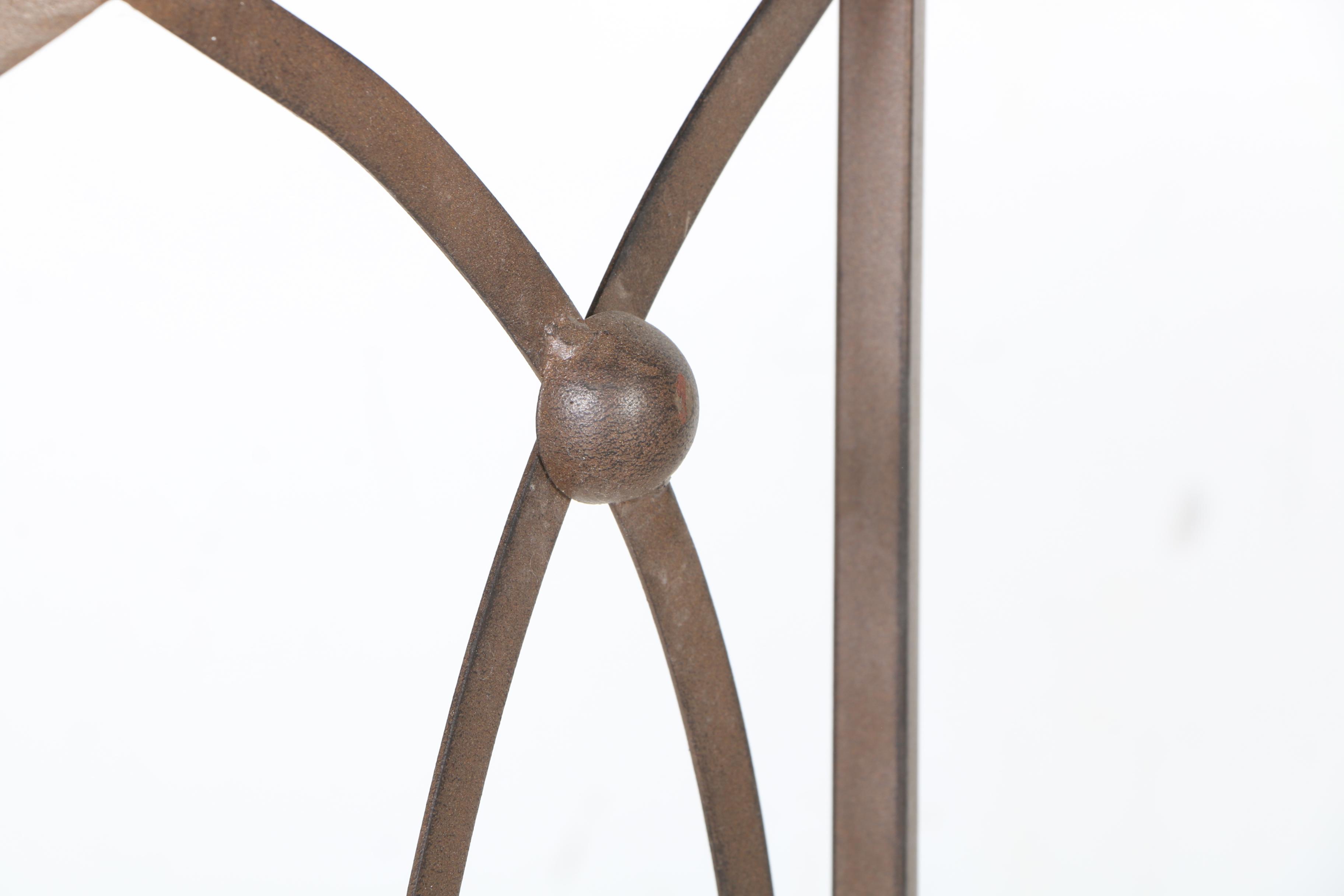 Small Metal Corner Accent Table EBTH