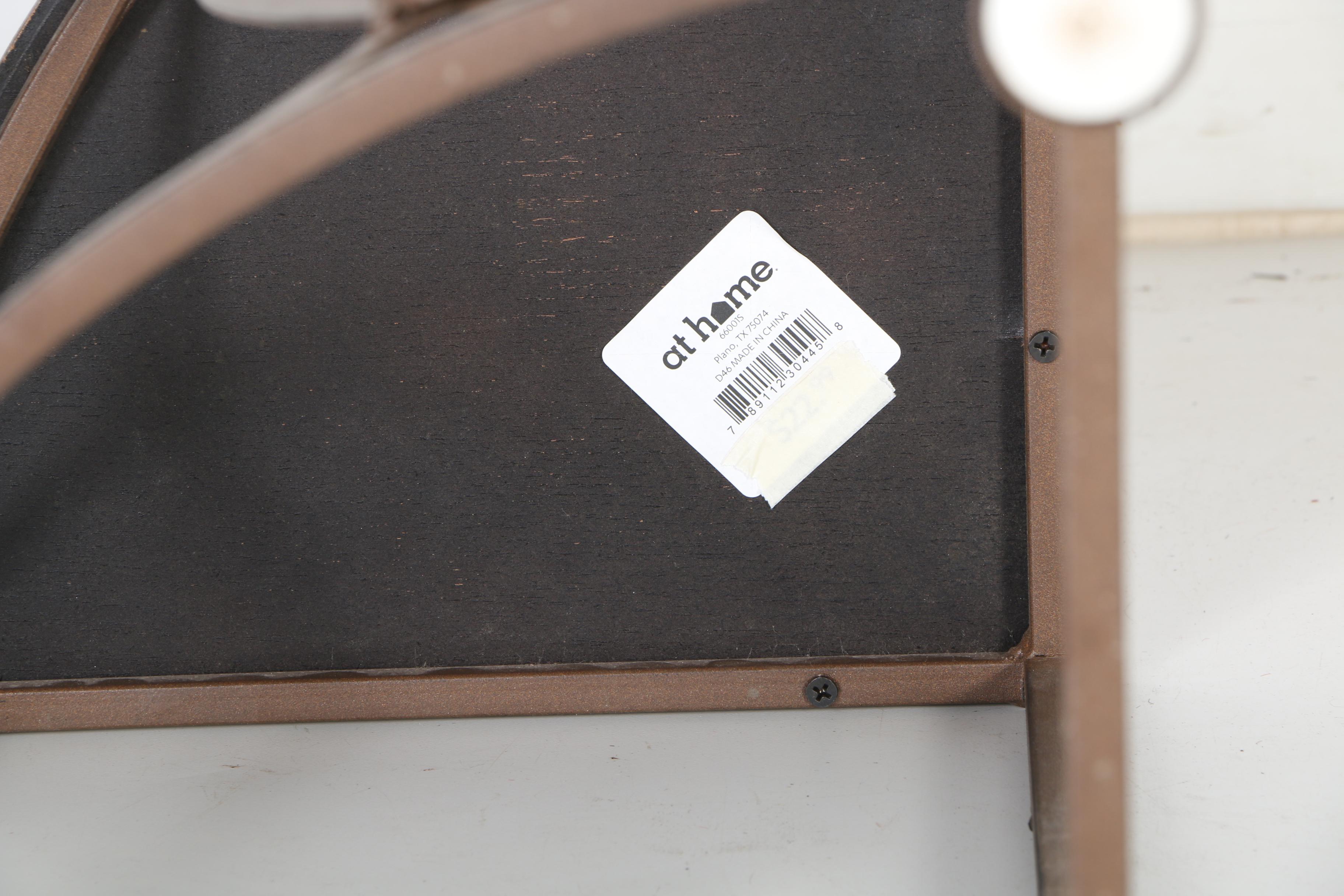 Small Metal Corner Accent Table EBTH