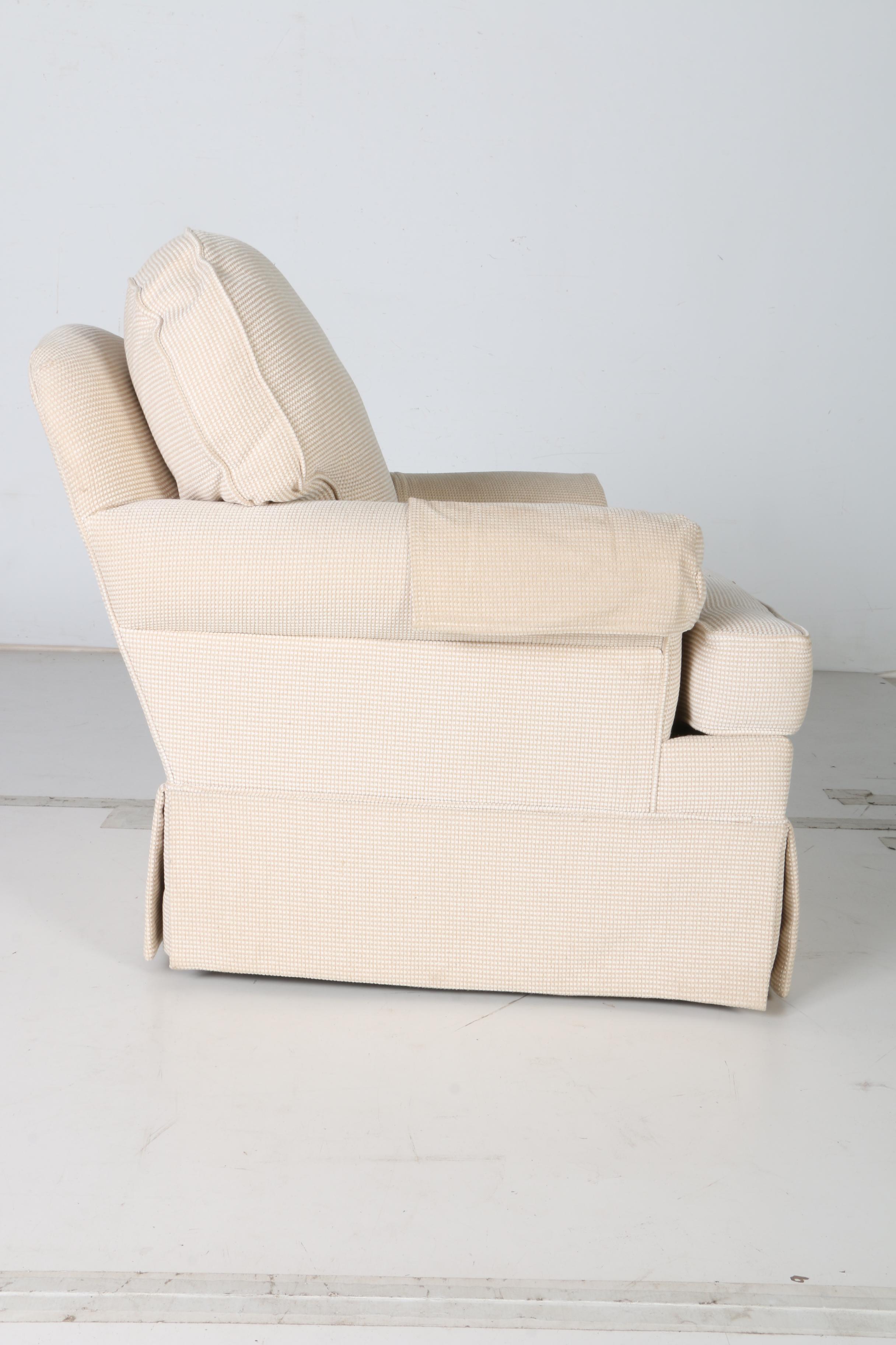 Ethan Allen Swivel Rocking Club Chair EBTH