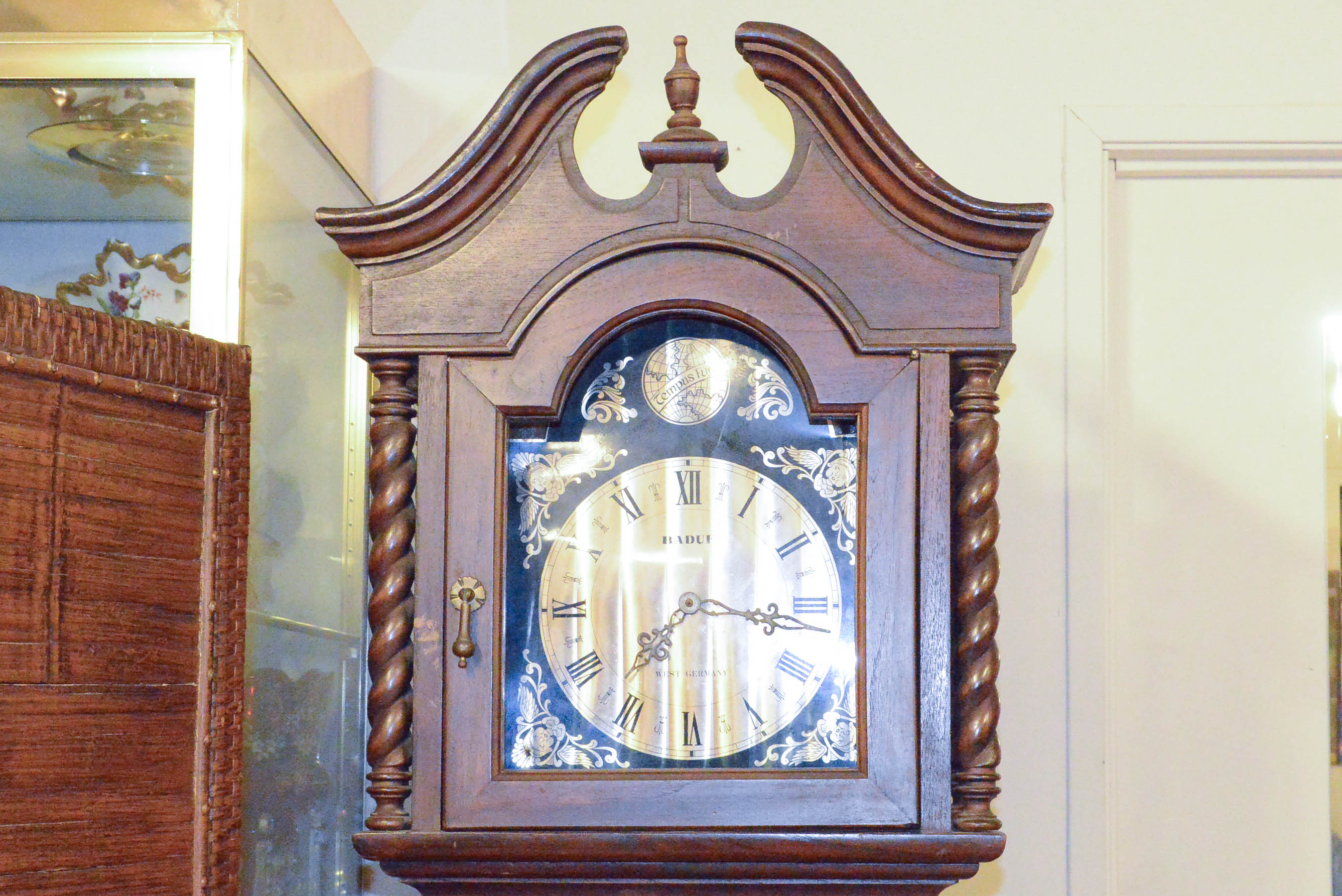 Vintage Tempus Fugit Grandfather Clock by Baduf EBTH