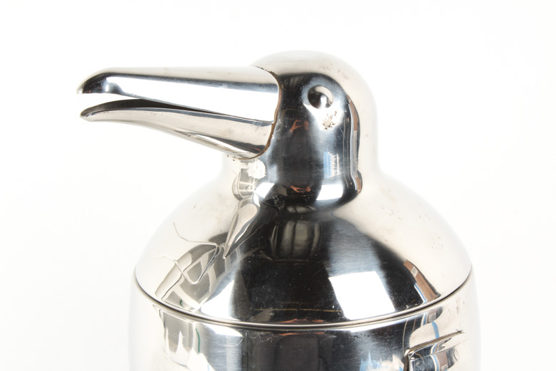 Stainless Steel Penguin Ice Bucket EBTH