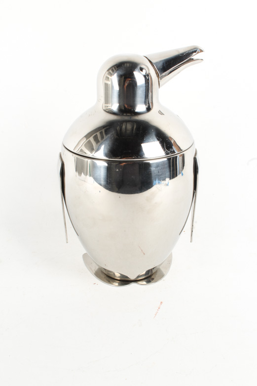 Stainless Steel Penguin Ice Bucket EBTH