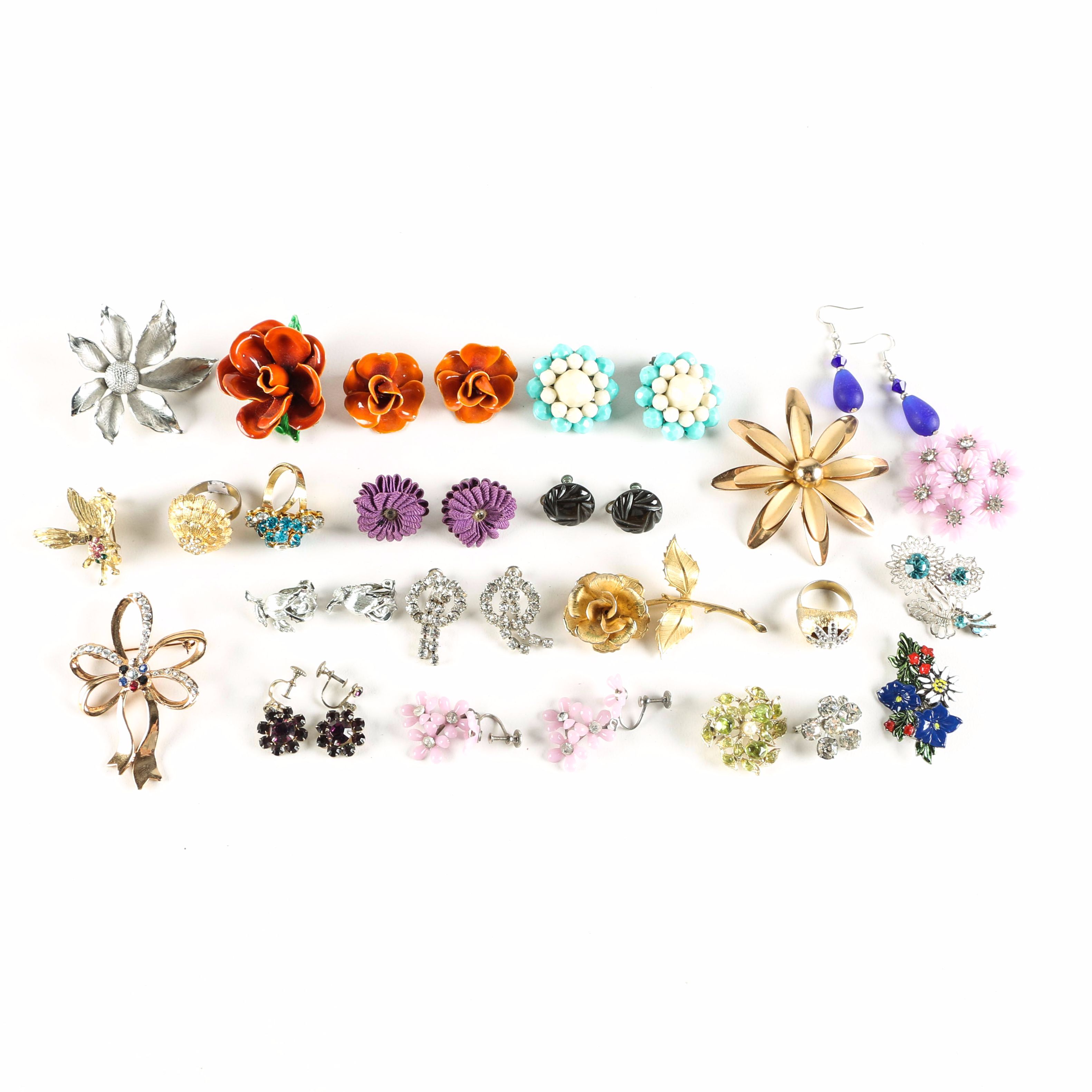 Floral Inspired Costume Jewelry EBTH