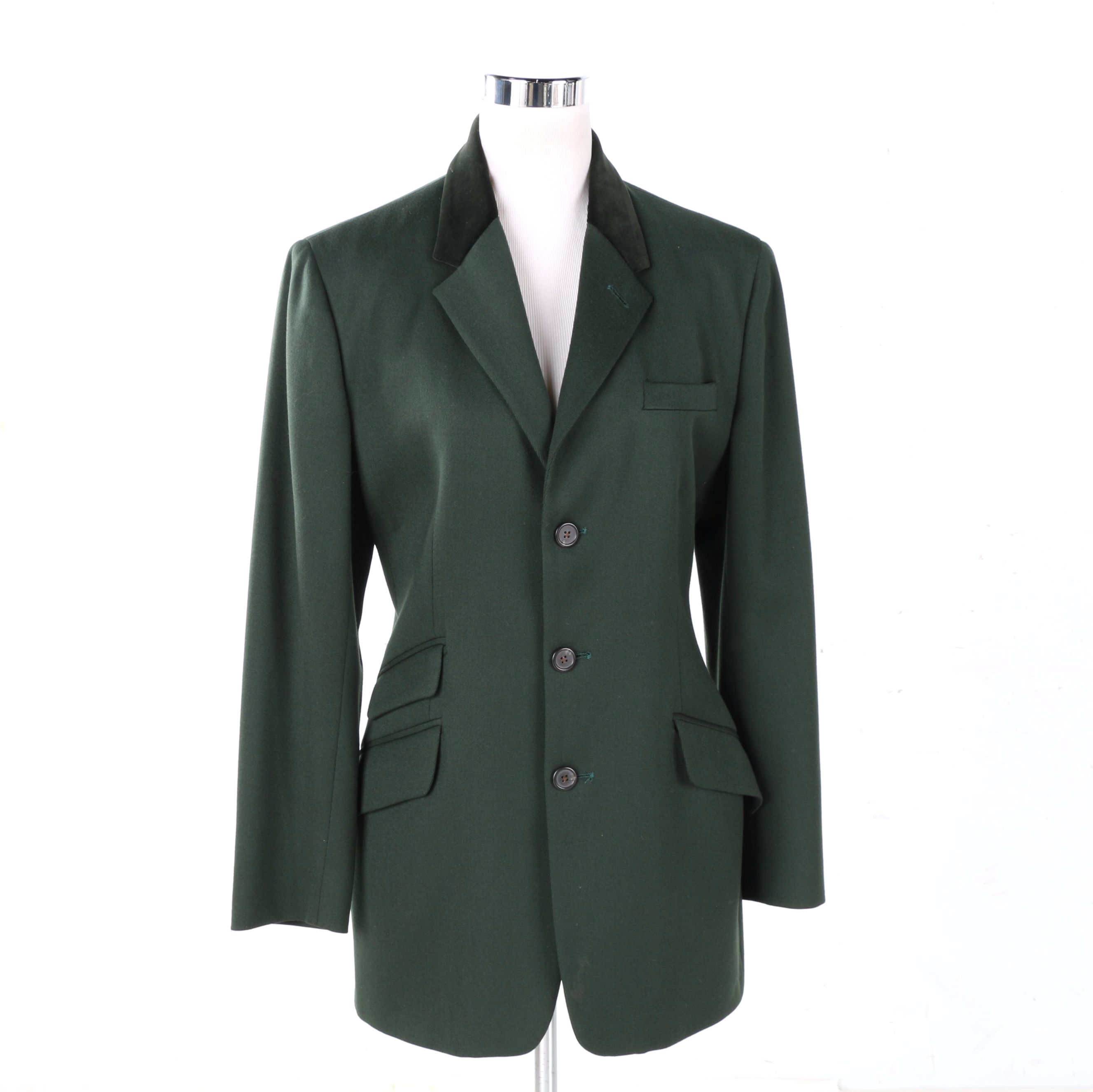 ralph lauren green suit