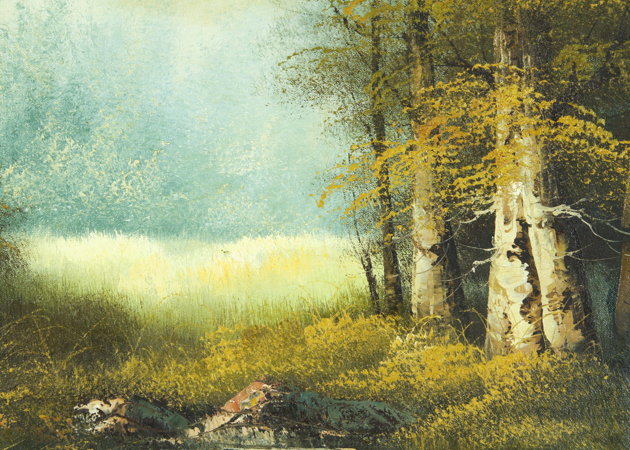 Pair of S.Hills Oil Paintings on Canvas EBTH