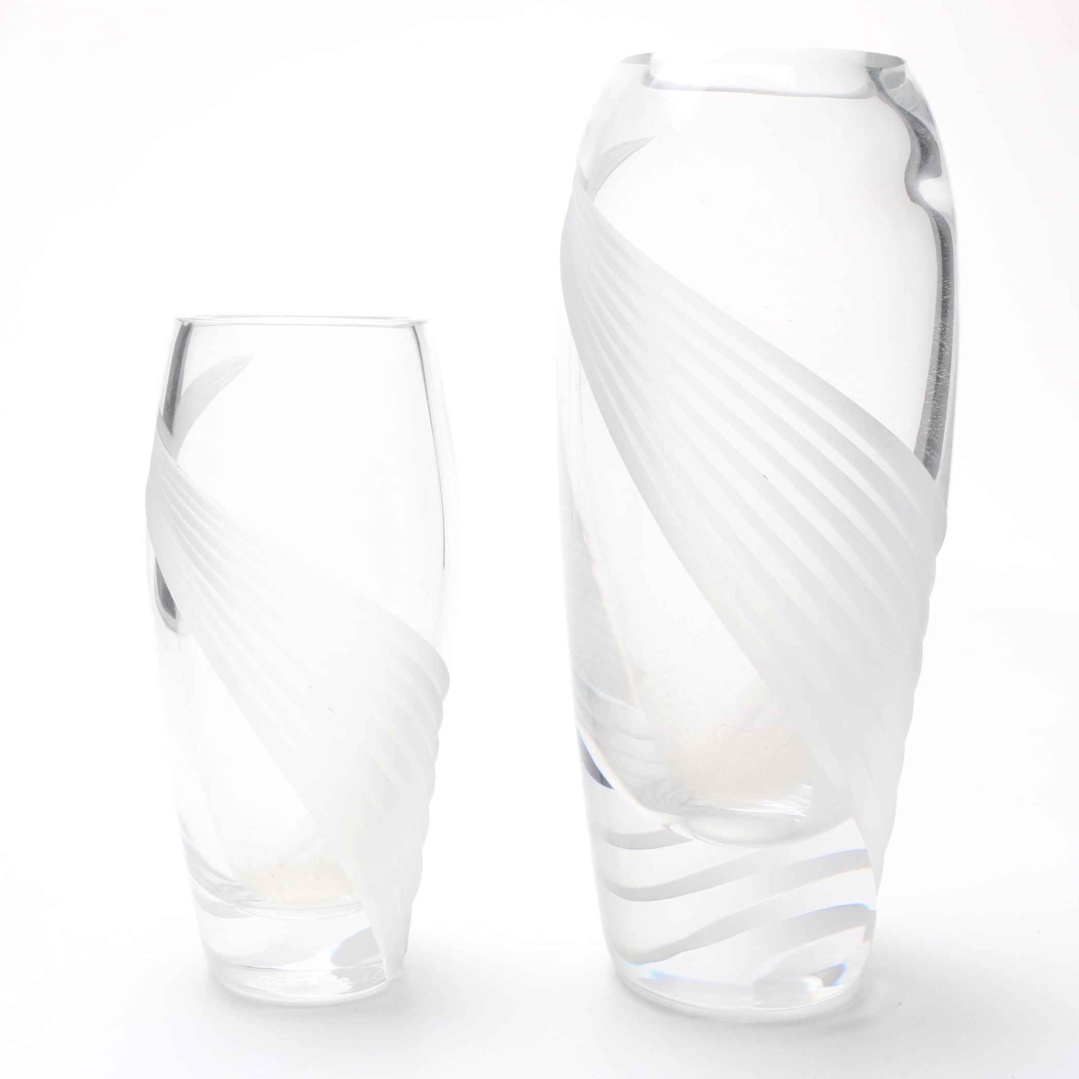 Lenox Crystal "Windswept" Vases EBTH