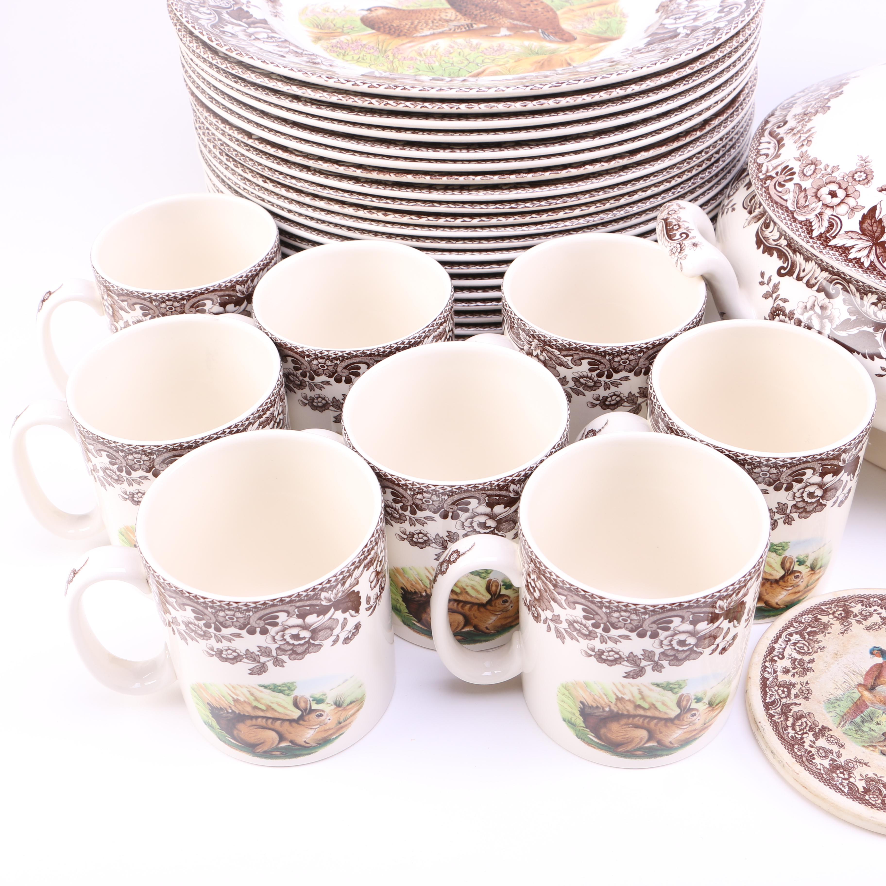 Spode "Woodland" China Set EBTH