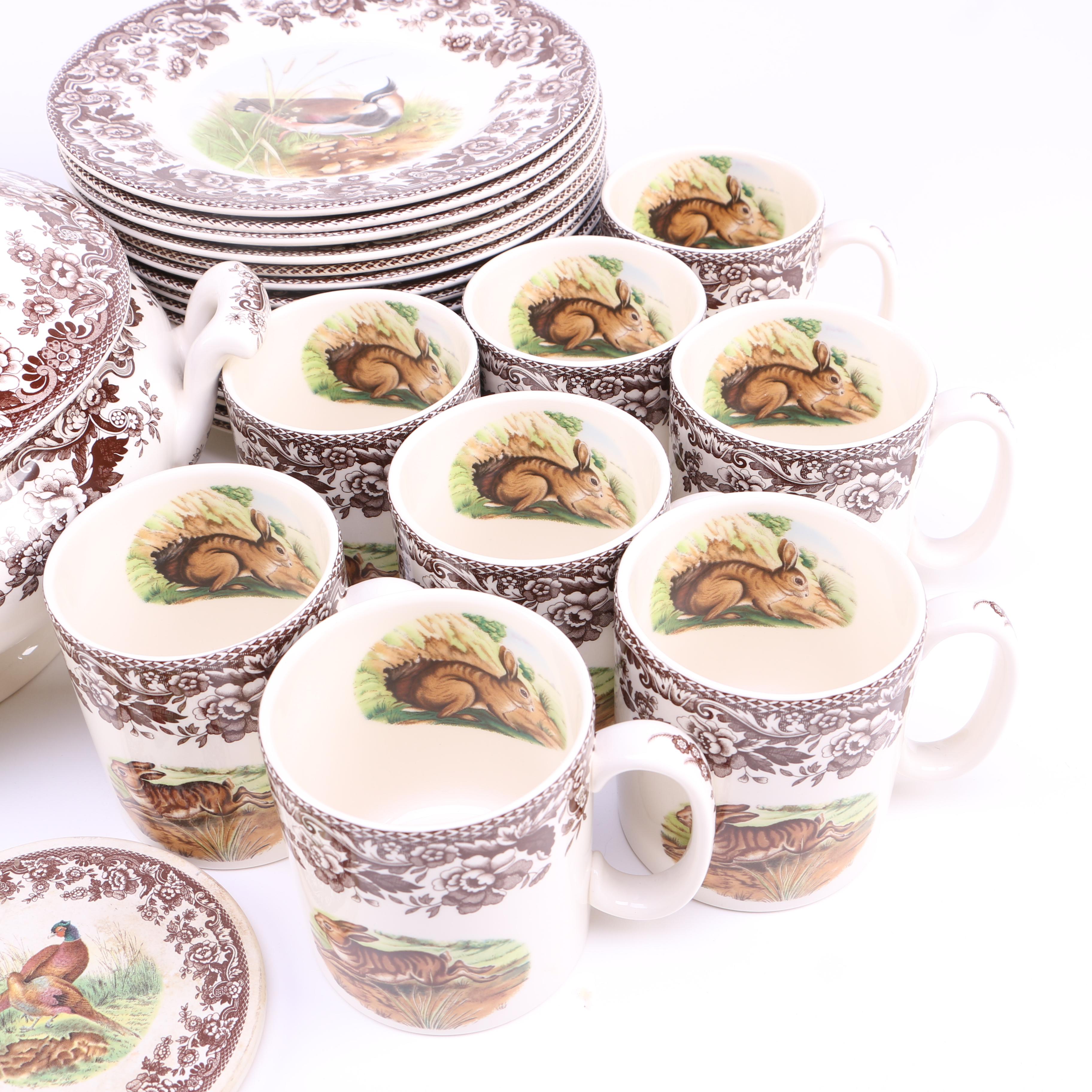 Spode "Woodland" China Set EBTH