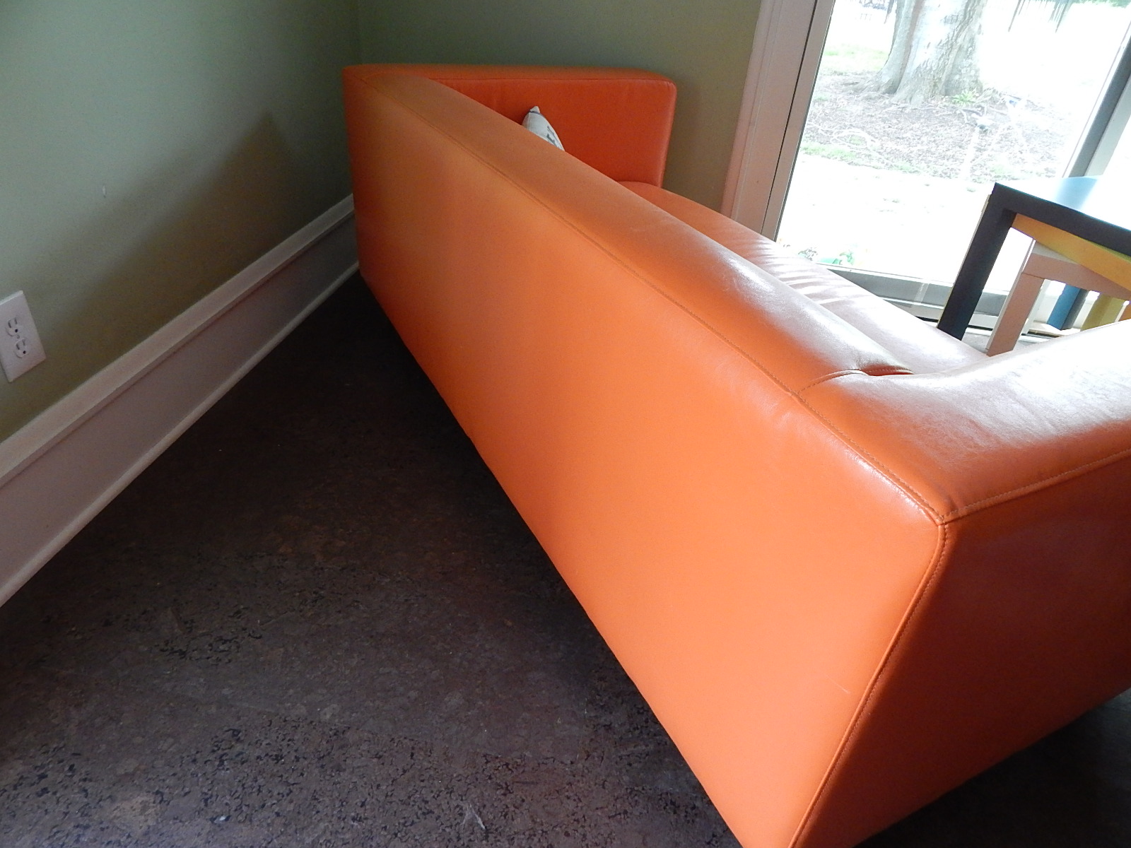 IKEA Klippan Orange Sofa with Pillow EBTH