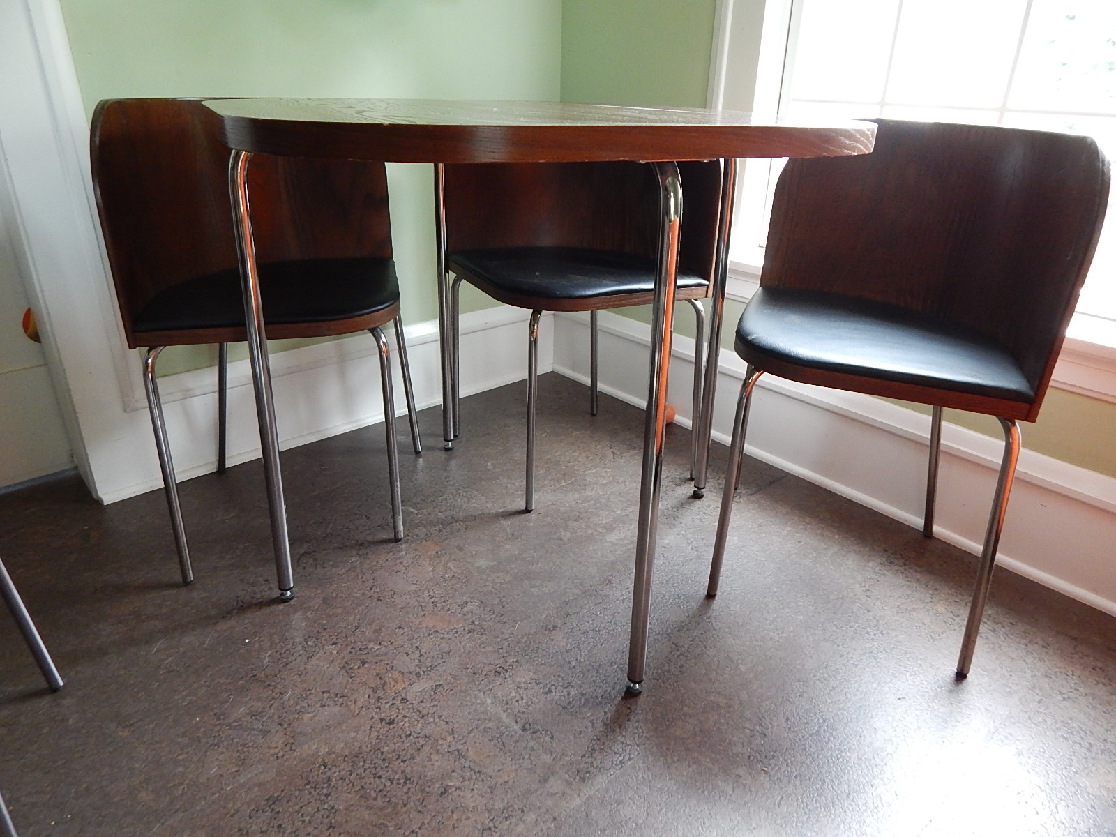 IKEA Fusion Compact Table and Four Nesting Chairs EBTH