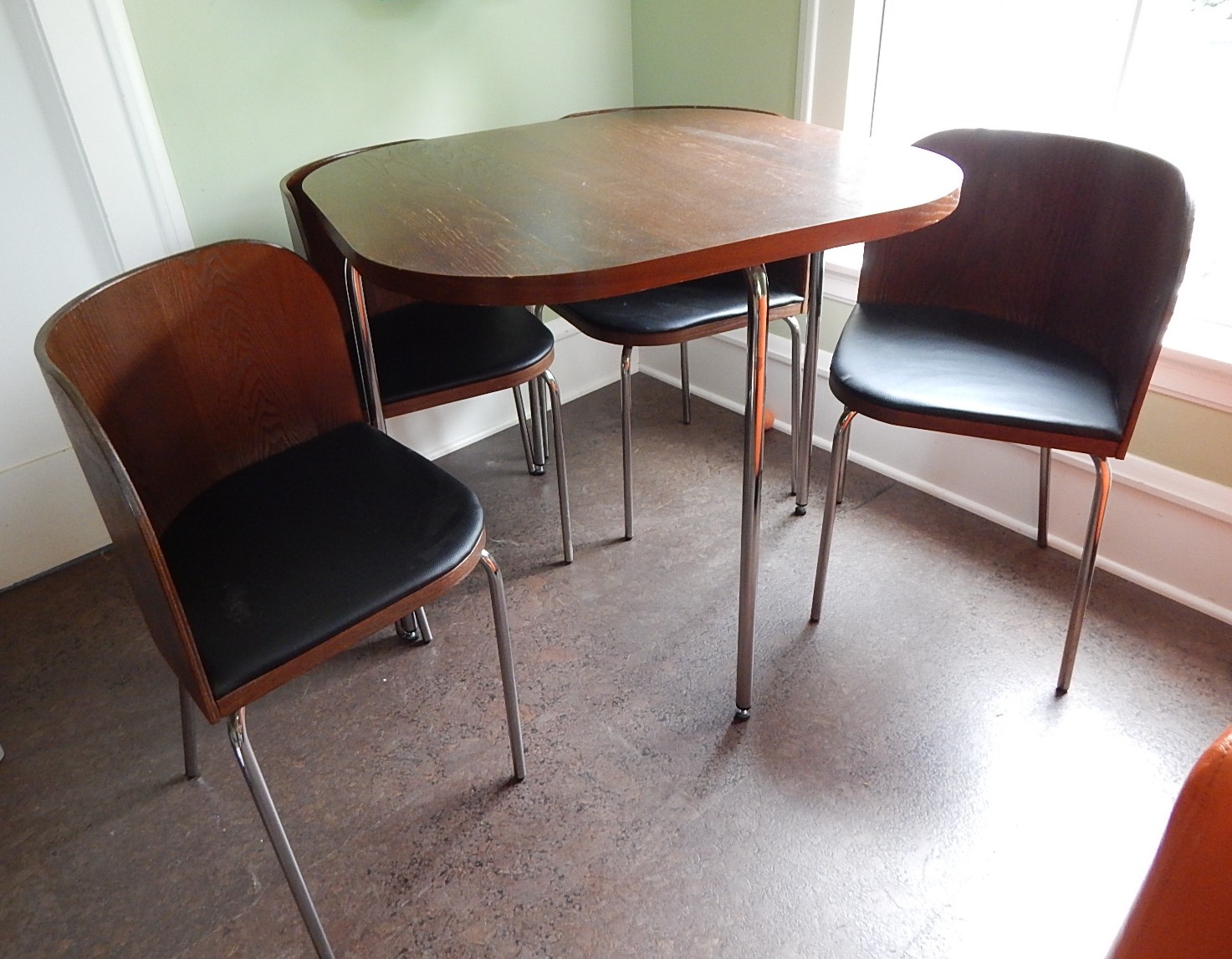 IKEA Fusion Compact Table and Four Nesting Chairs EBTH