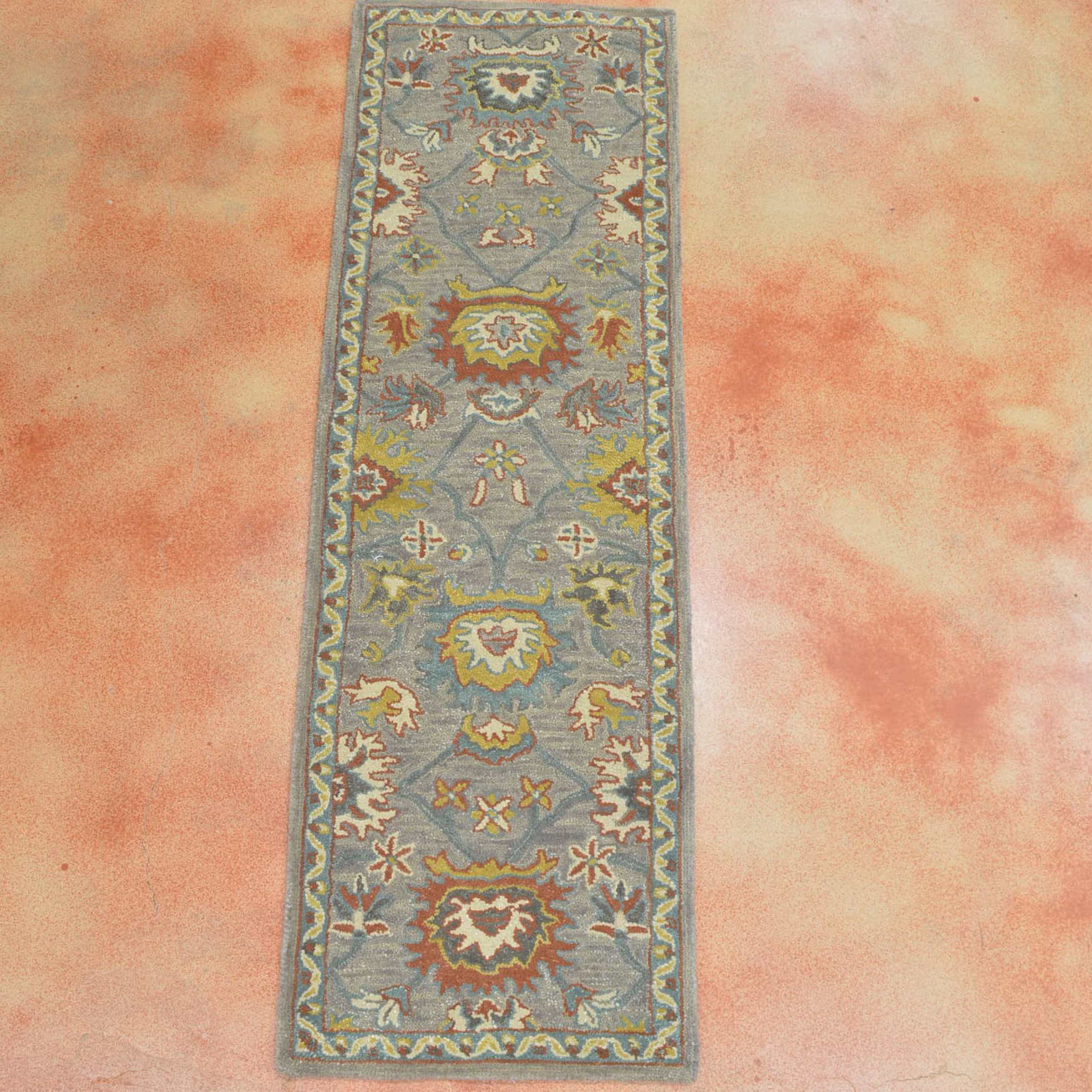 Hand Crafted Indian Runner Rug | EBTH