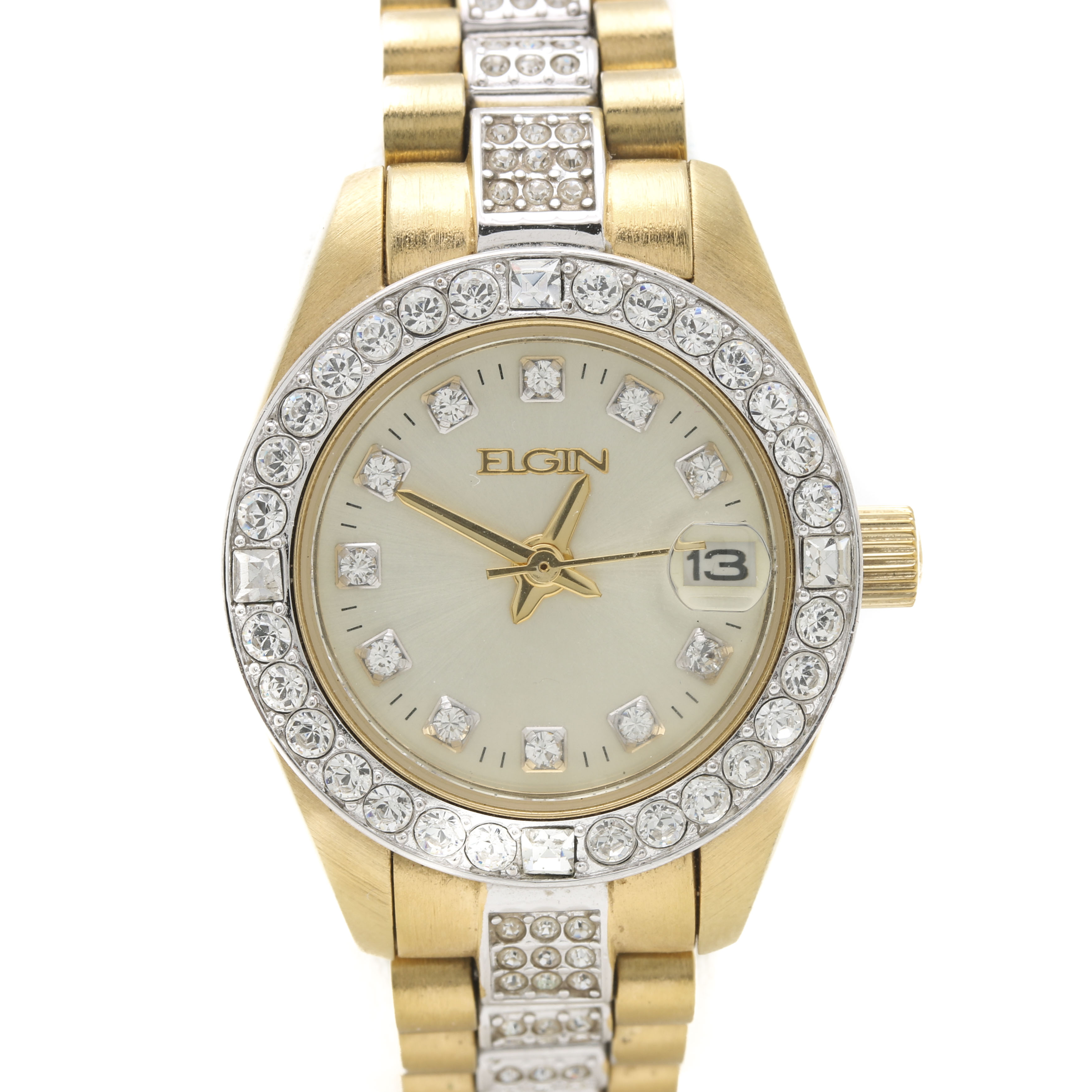 elgin crystal watch
