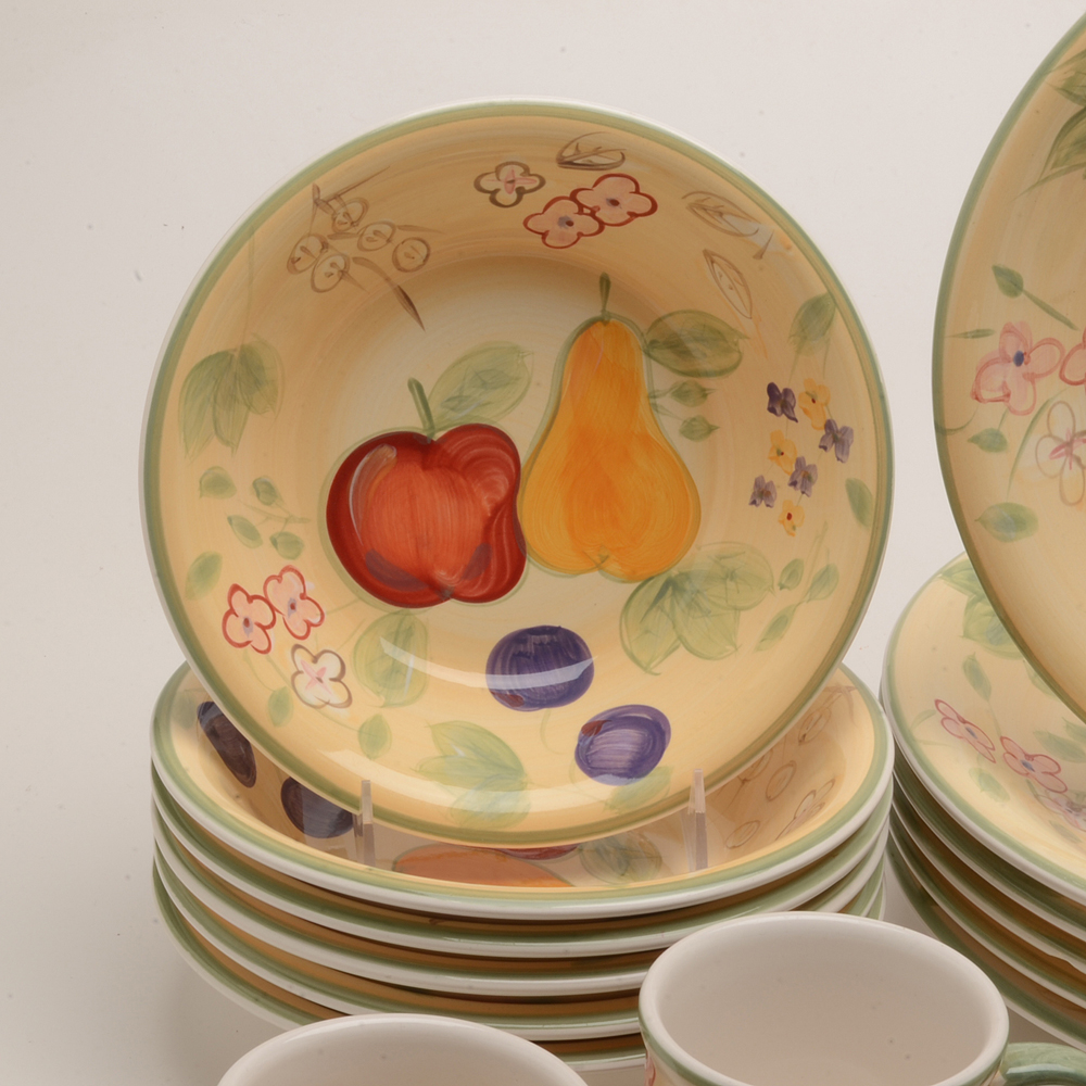 Gibson Everyday "Fruit Grove" Dinnerware EBTH