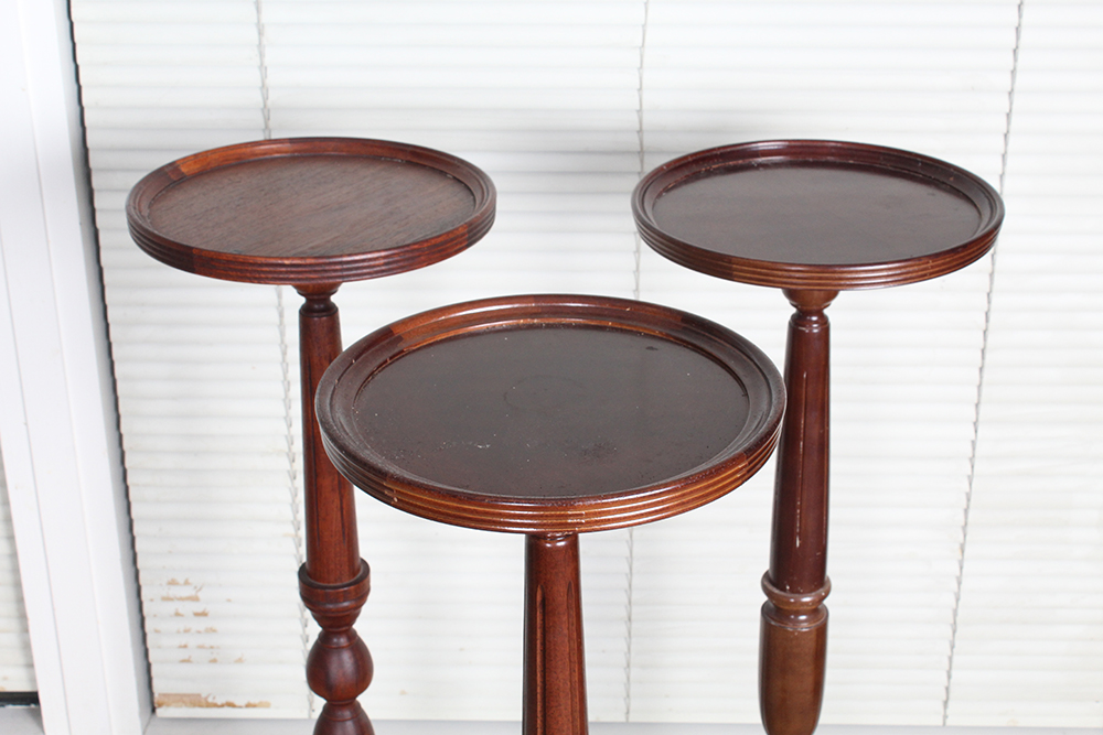 Selection of The Bombay Company Wooden Plant Stands EBTH