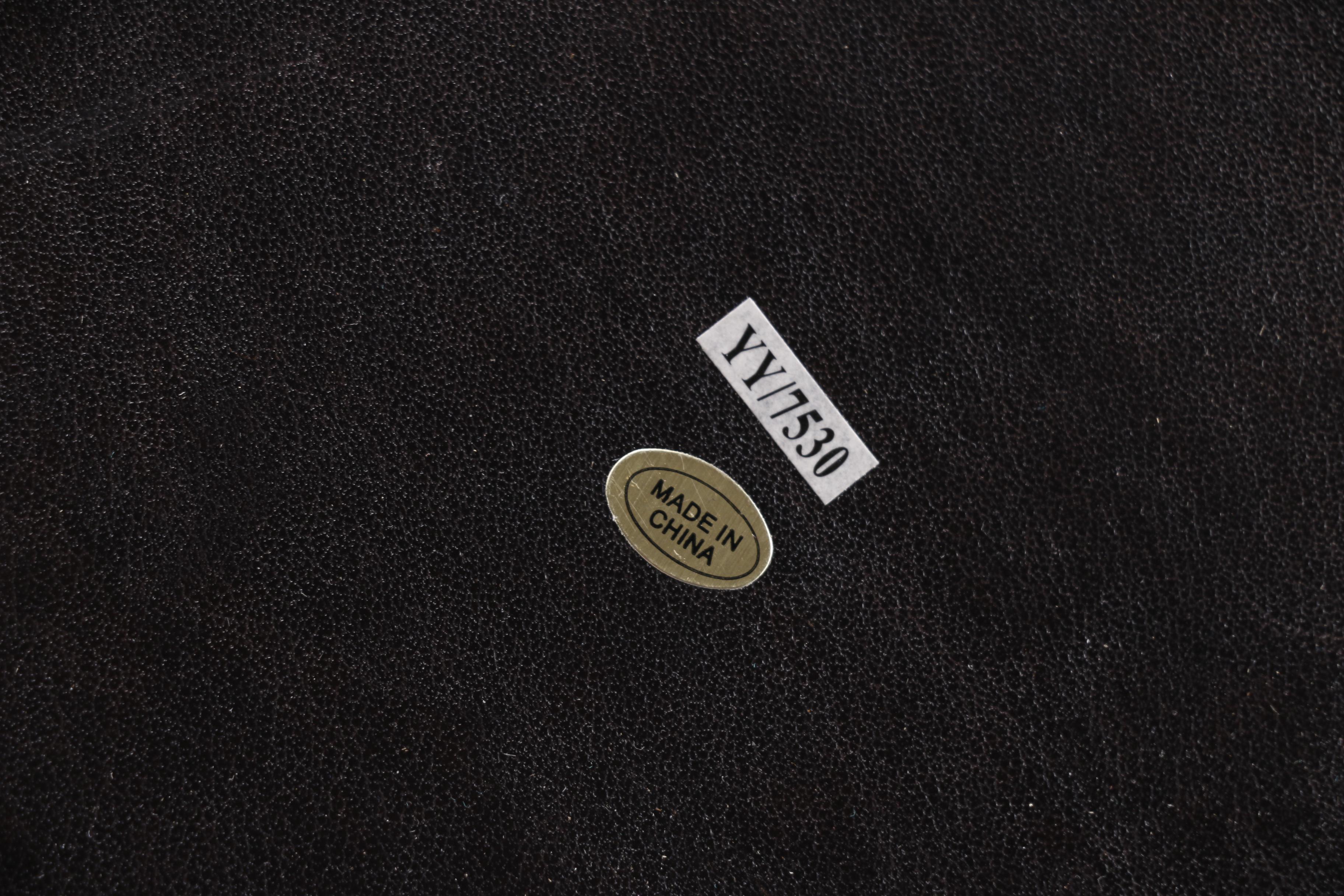 Black Leather Storage Bins EBTH