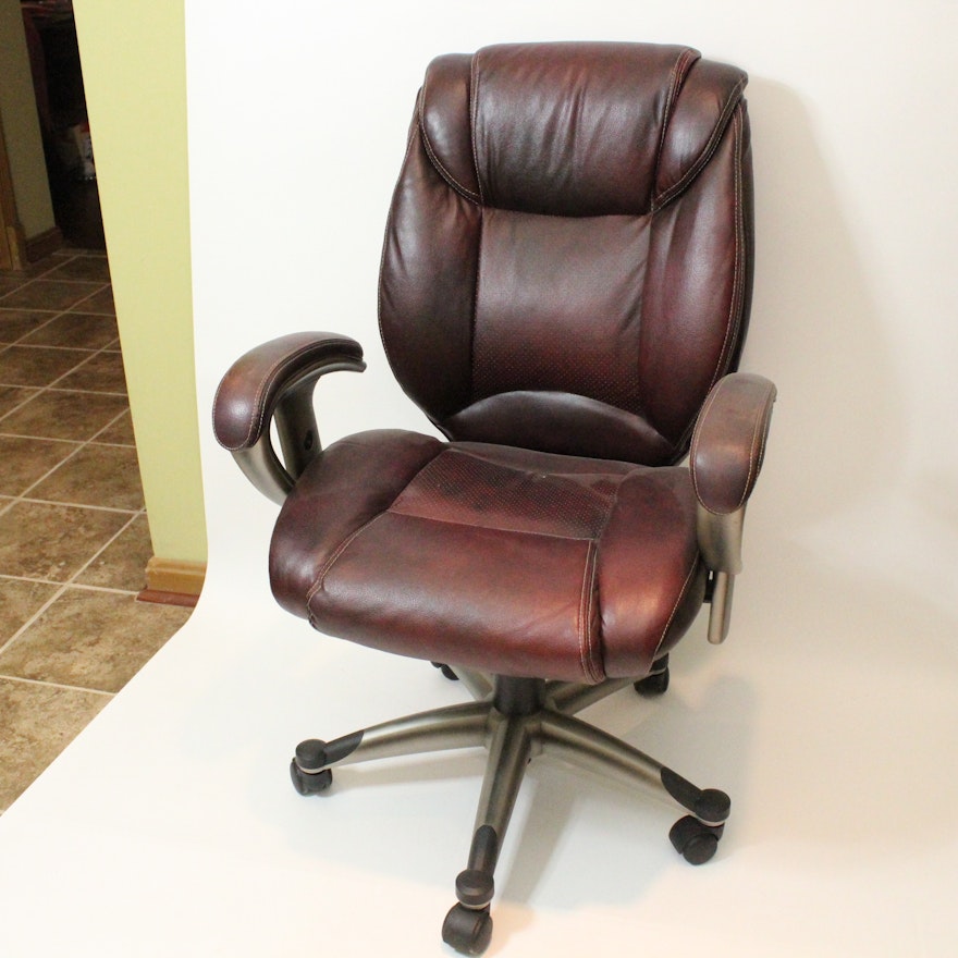 Burgundy Office Chair By Lane Ebth