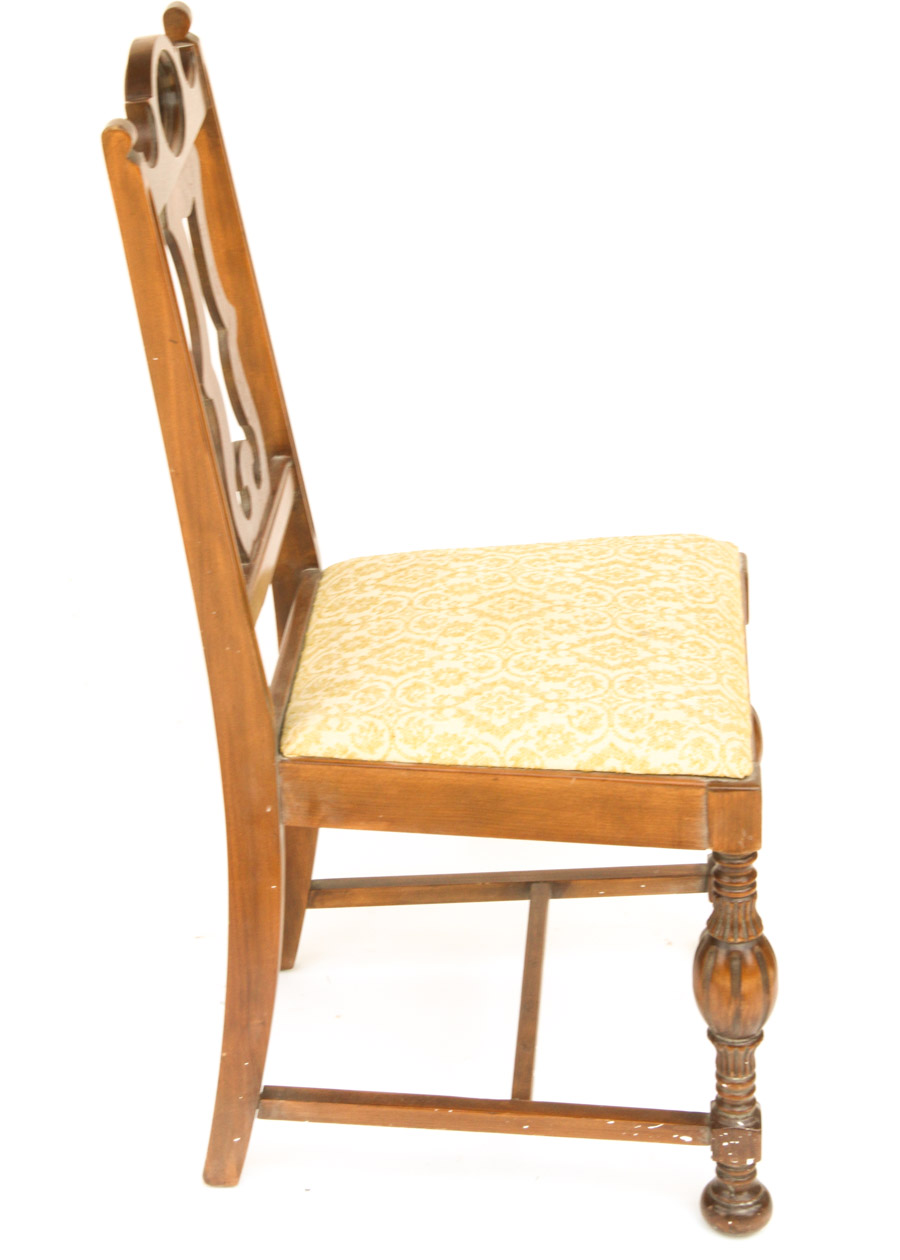 Vintage Jacobean Style Dining Chairs by Blue Bird Furniture EBTH