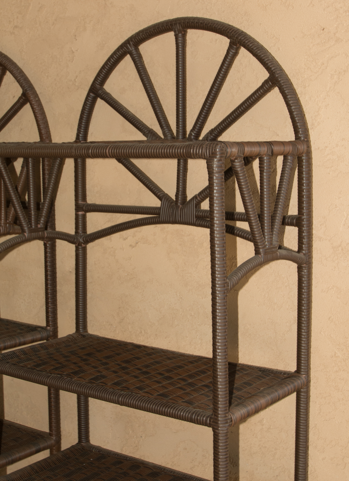 Outdoor Split Cane Shelving Units EBTH