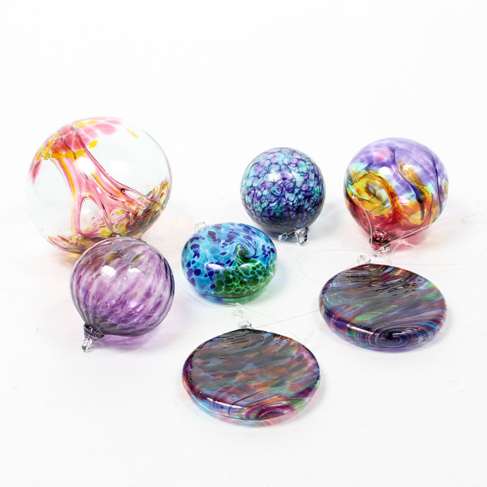 Hand Blown Glass Ornaments EBTH
