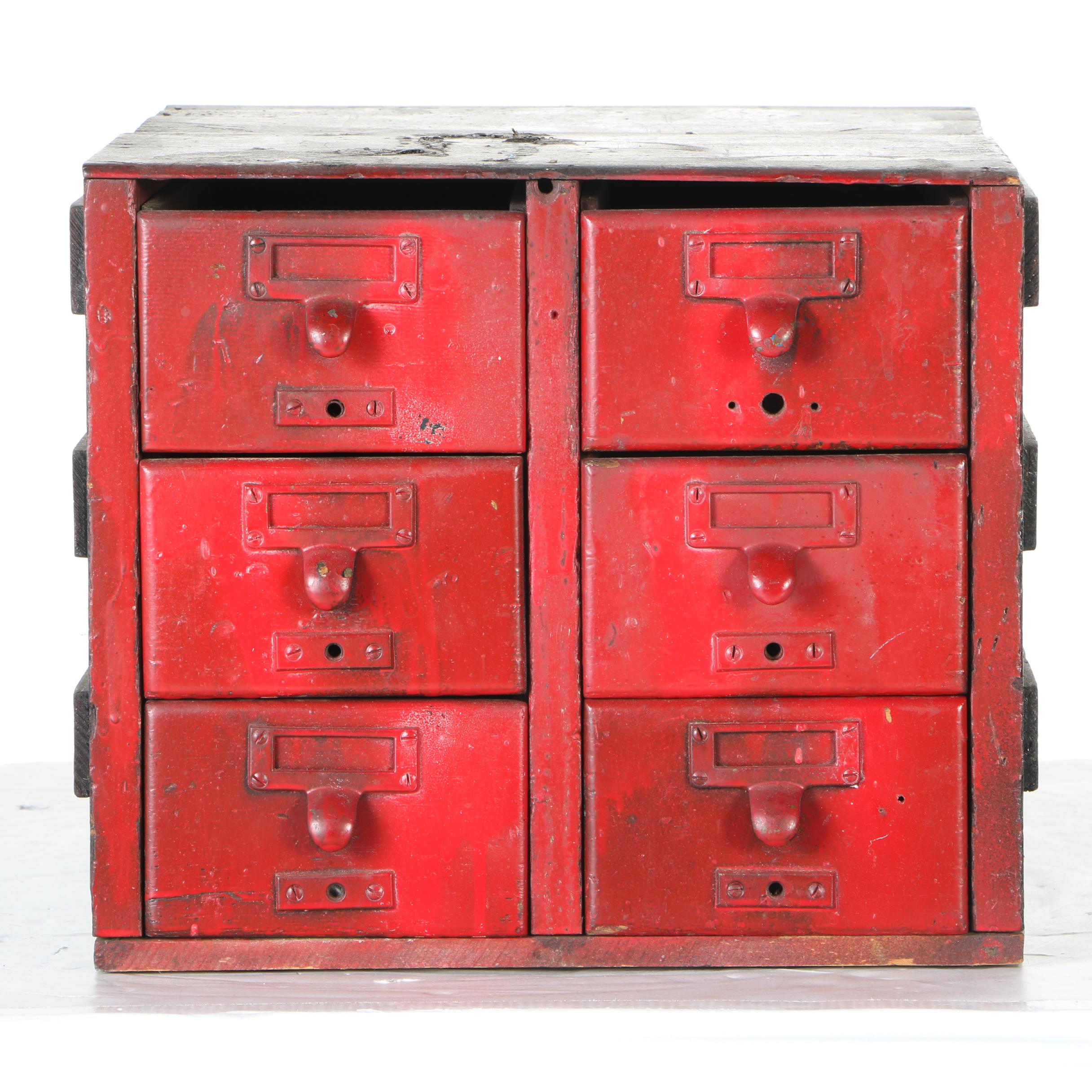 Wooden Card Catalog EBTH