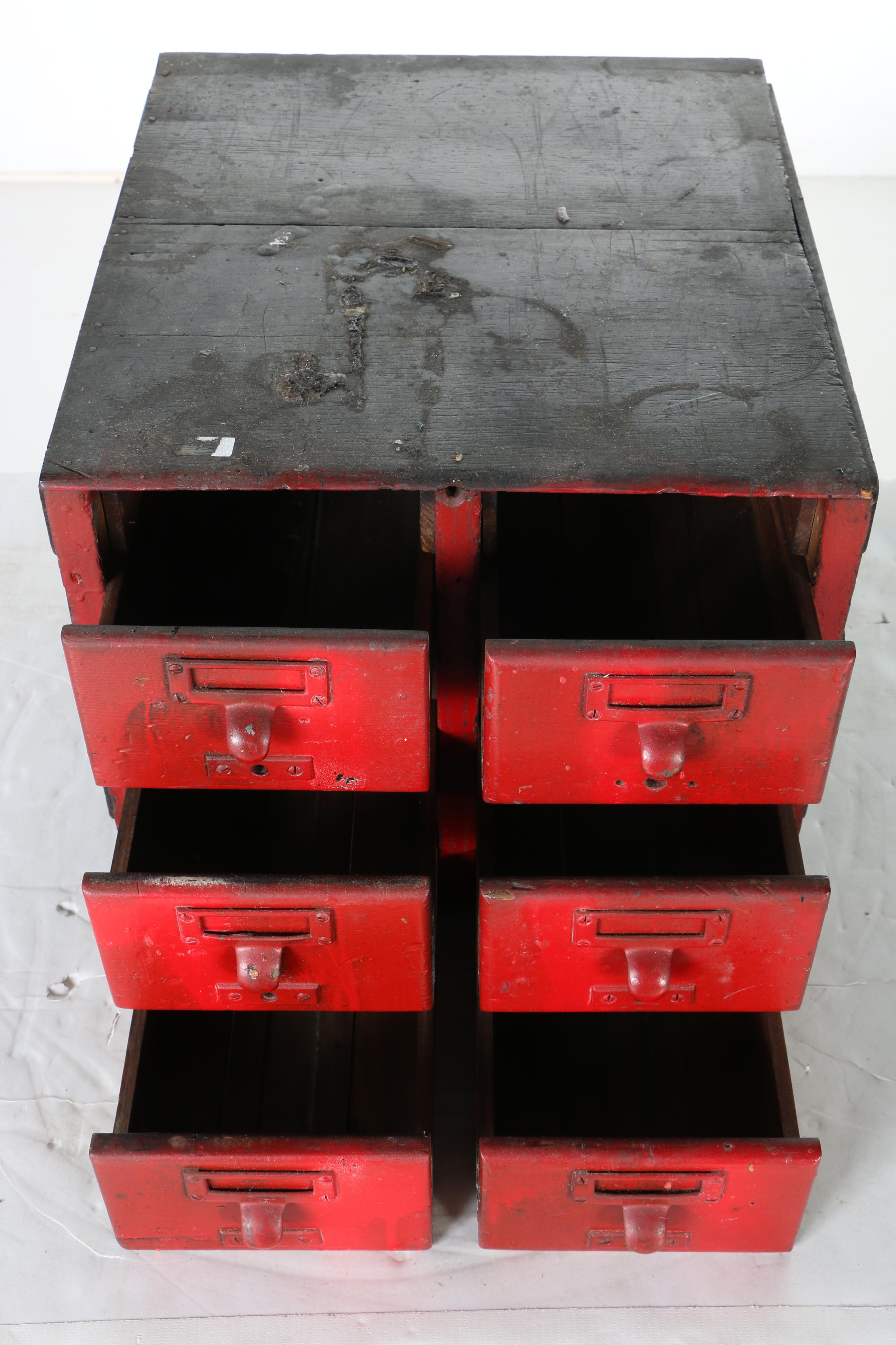 Wooden Card Catalog EBTH