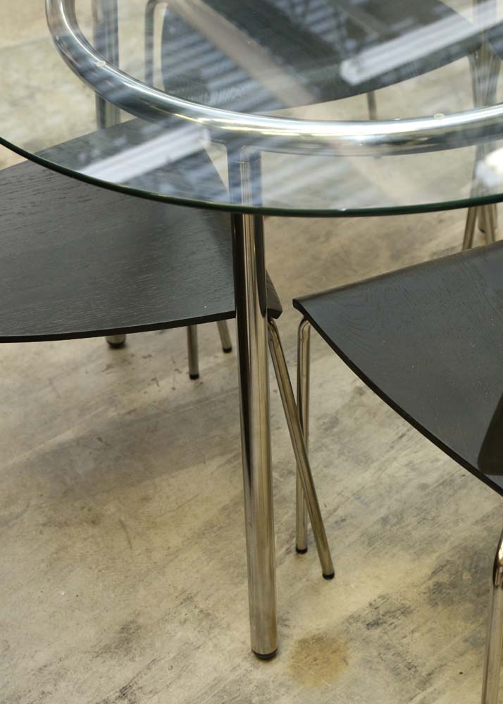 Ikea Glass Top Table With Chairs EBTH
