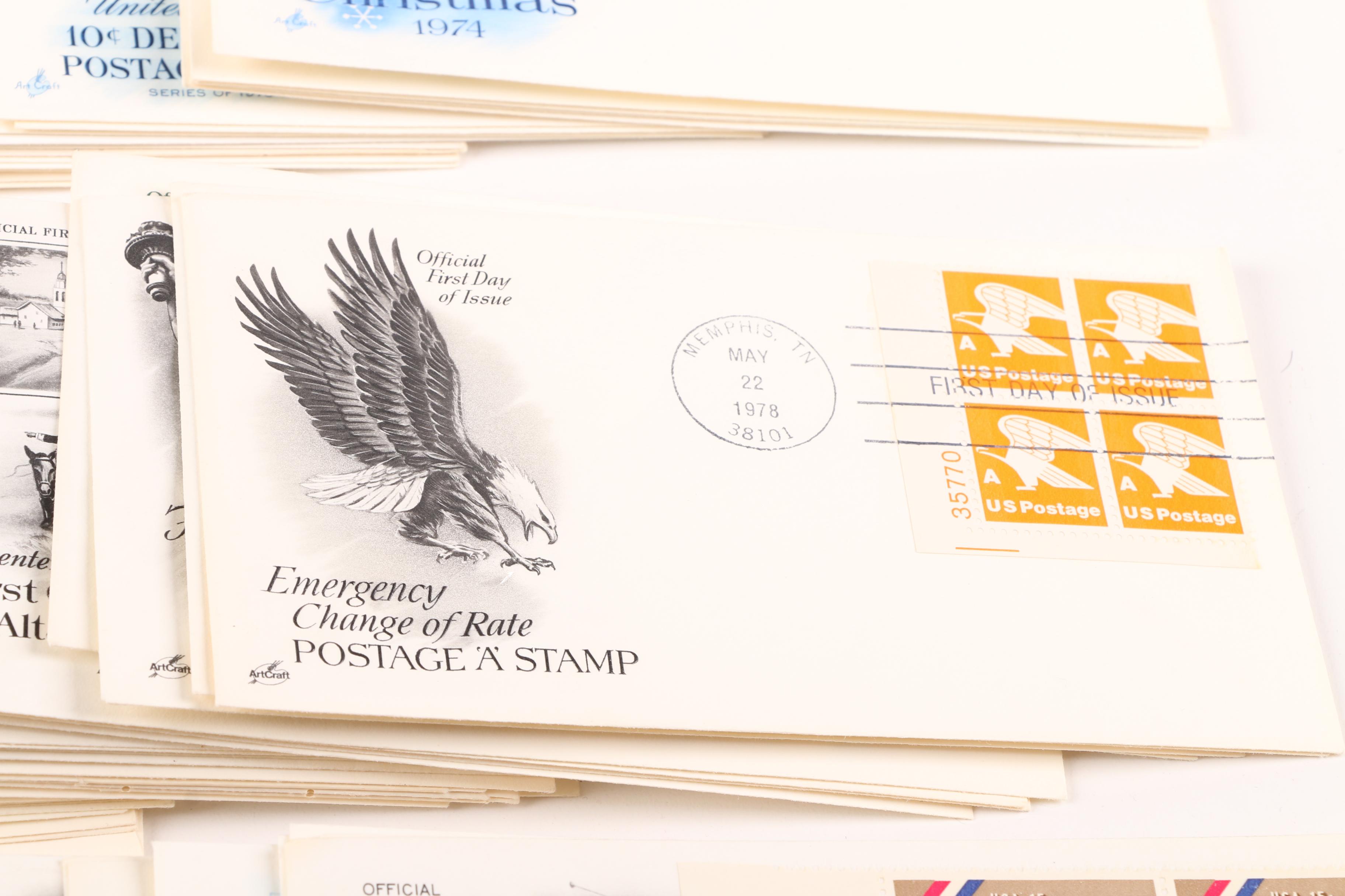 First Day Issue Commemorative Envelopes With Stamps EBTH