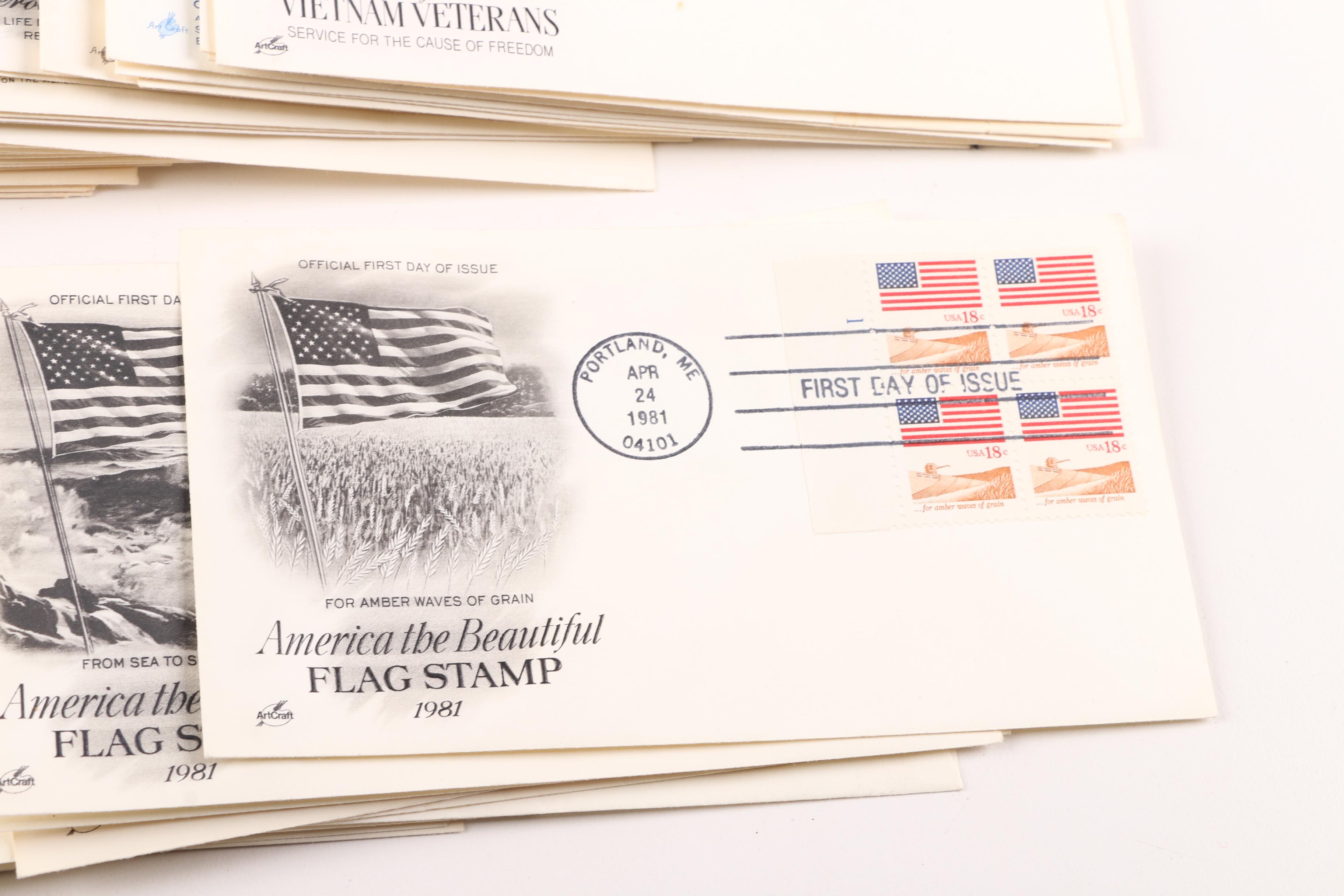 First Day Issue Commemorative Envelopes With Stamps EBTH