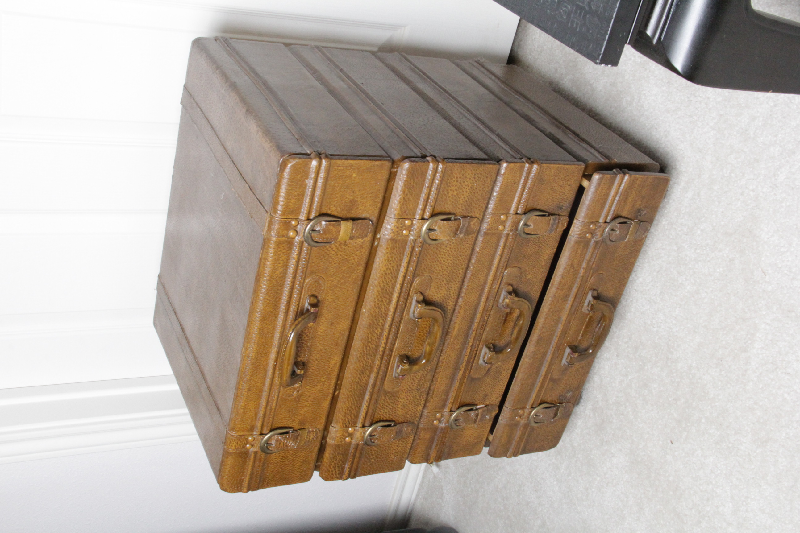 Stacked Luggage Chest of Drawers EBTH
