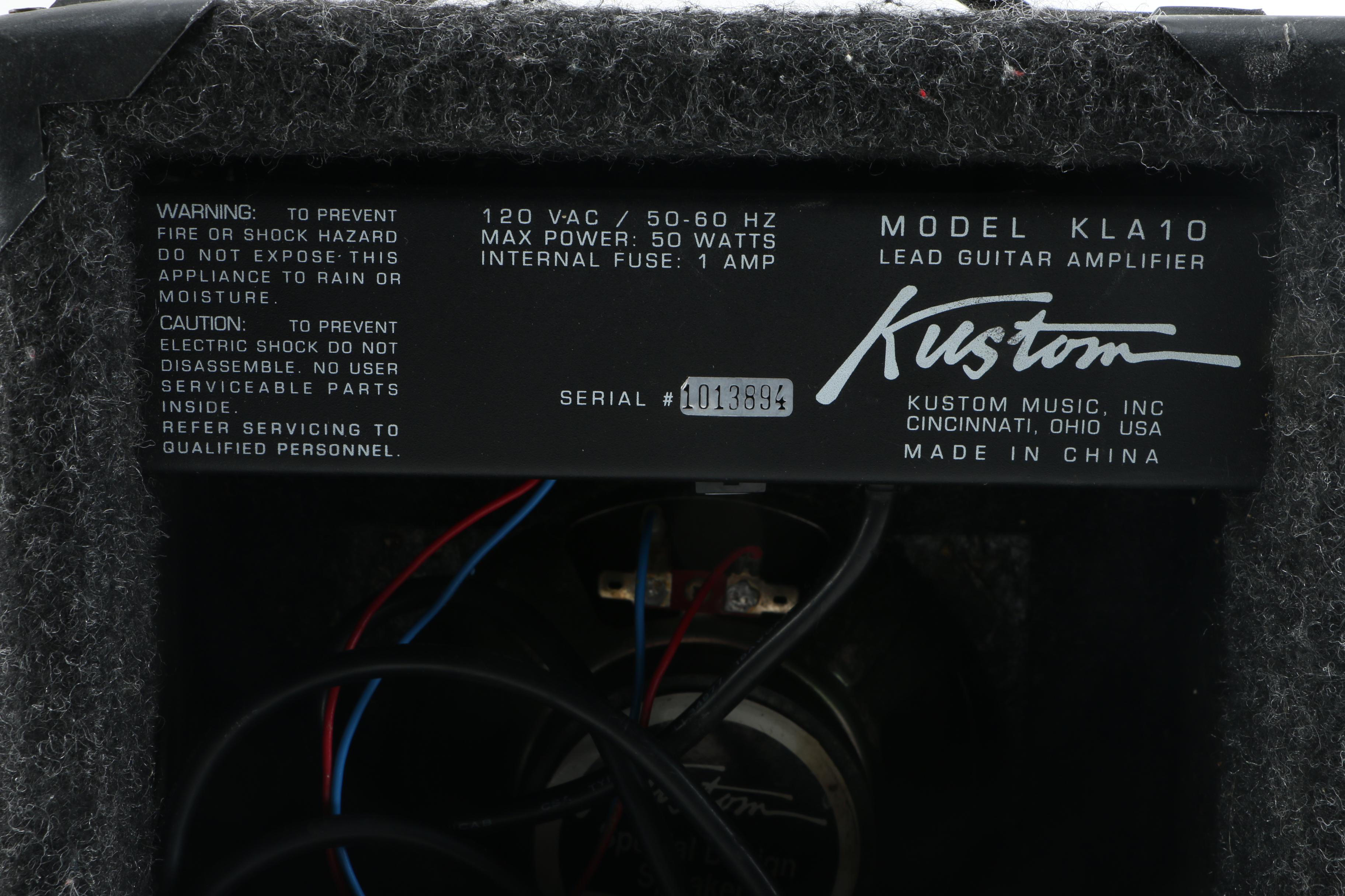 Epiphone Les Paul Pee Wee Electric Guitar and Kustom Practice Amp EBTH