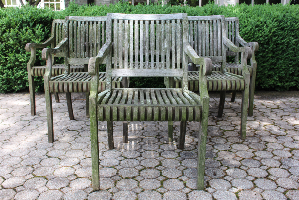 Teak Wood Dining Chairs by Smith and Hawken EBTH