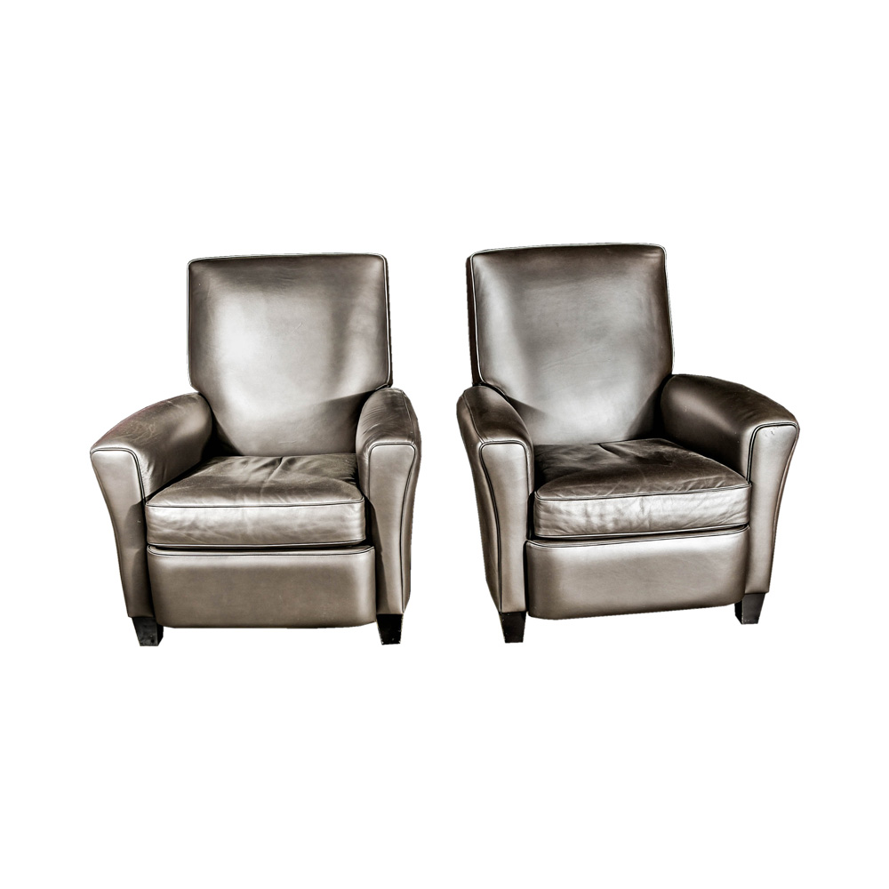 Pair of American Leather Recliners EBTH