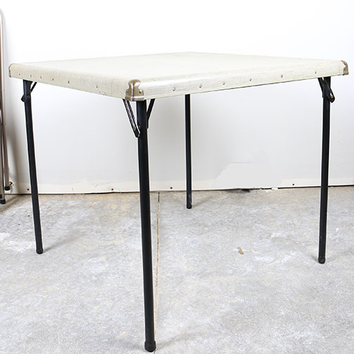 Vintage Folding Table and Chairs by Samsonite EBTH