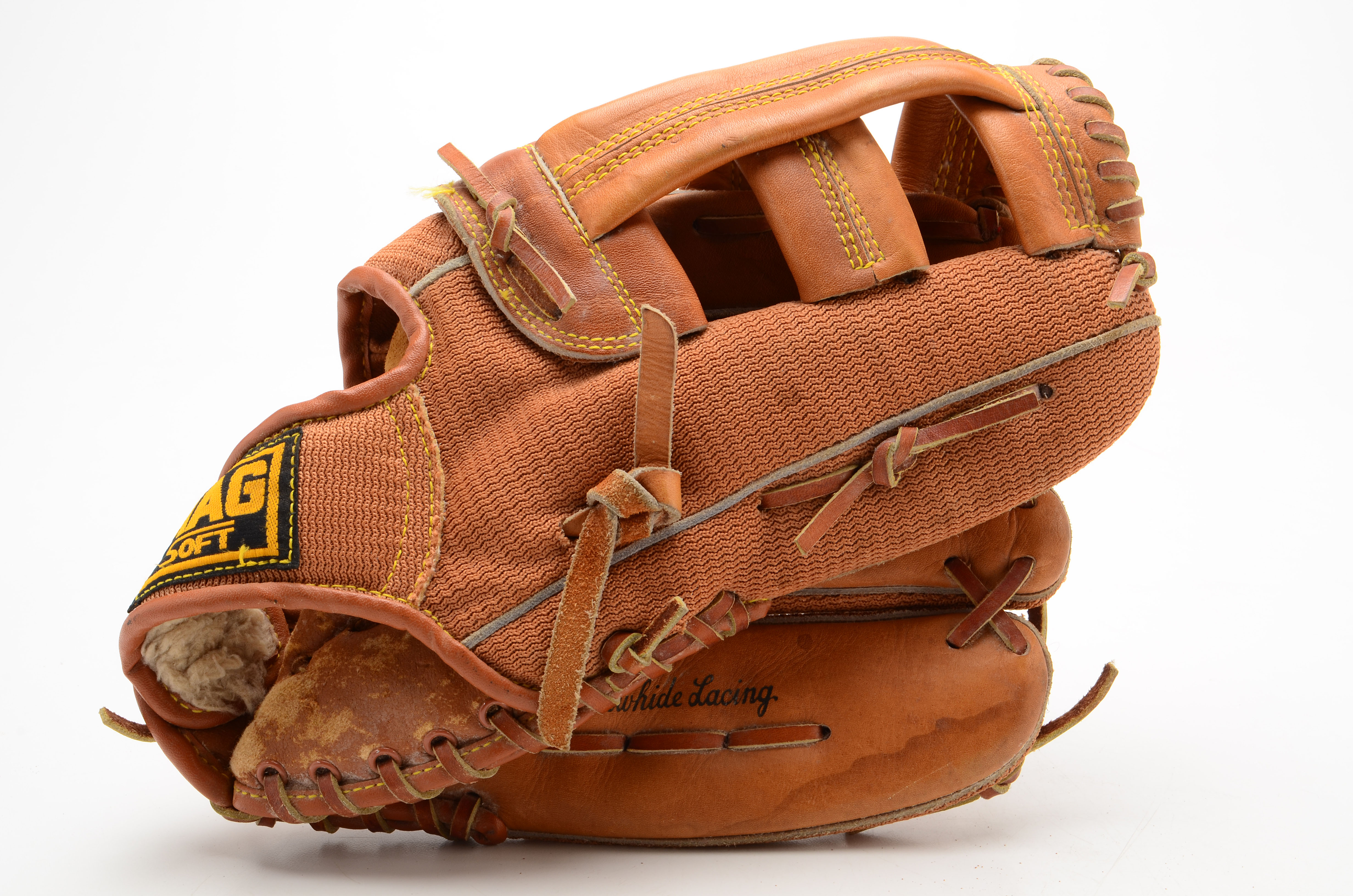 Four Vintage Leather Baseball Gloves Or Mitts EBTH