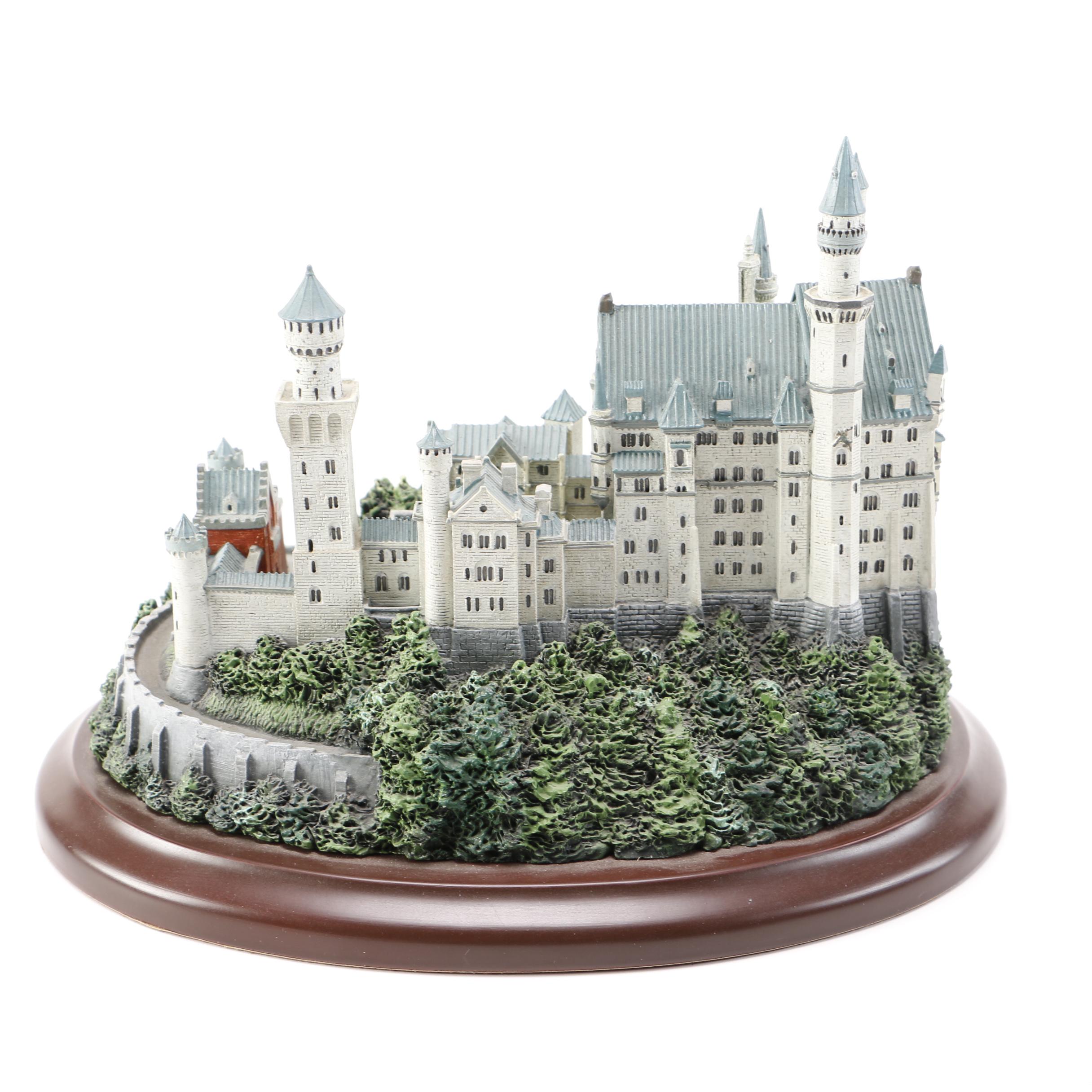Circa 1993 Lenox Model of Neuschwanstein "Great Castles of the World