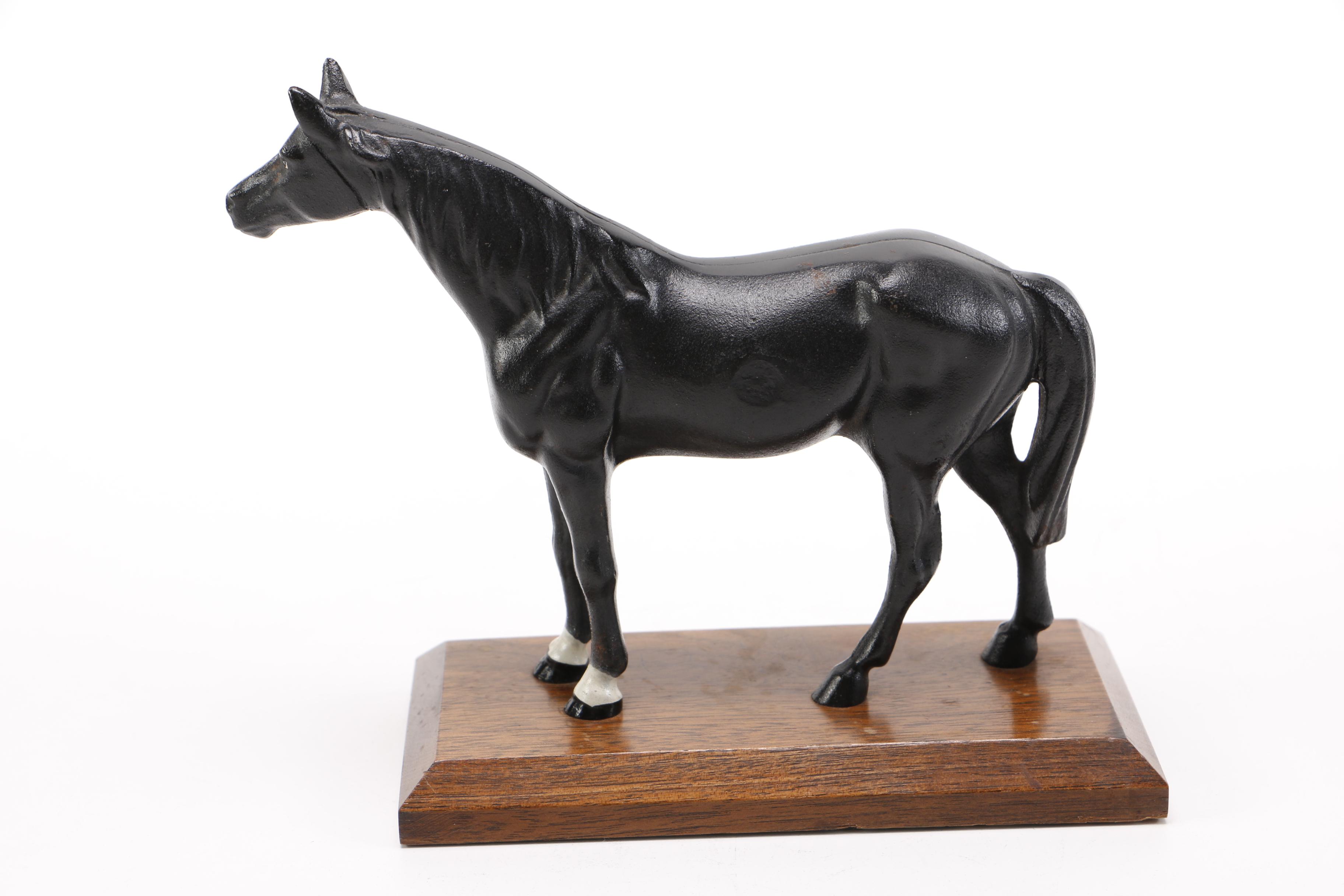 Cast Iron Horse Figurine EBTH