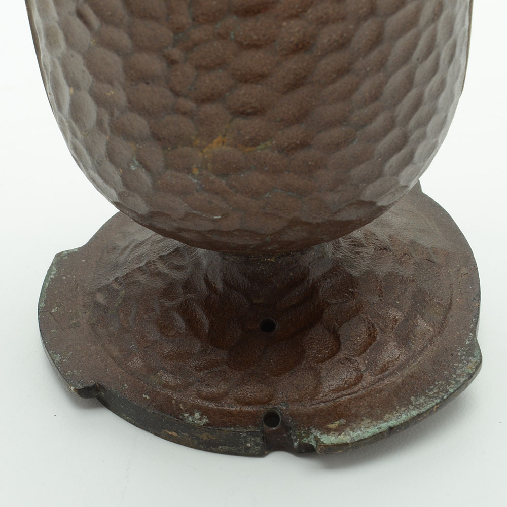 Cast Bronze Tone Cemetery Vase EBTH