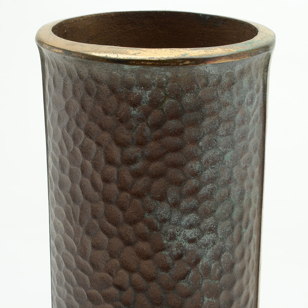 Cast Bronze Tone Cemetery Vase EBTH