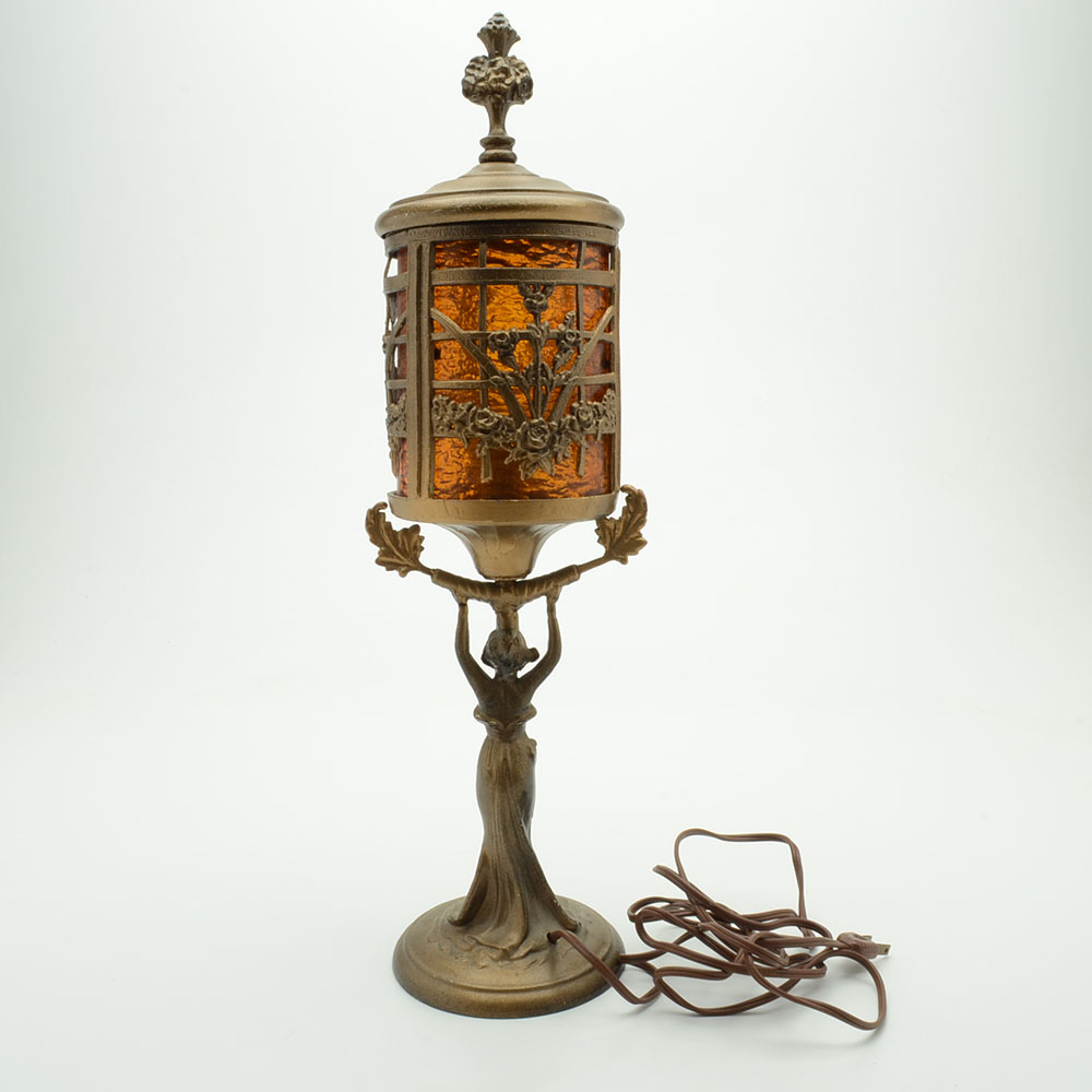 Vintage Art Nouveau Lamp EBTH